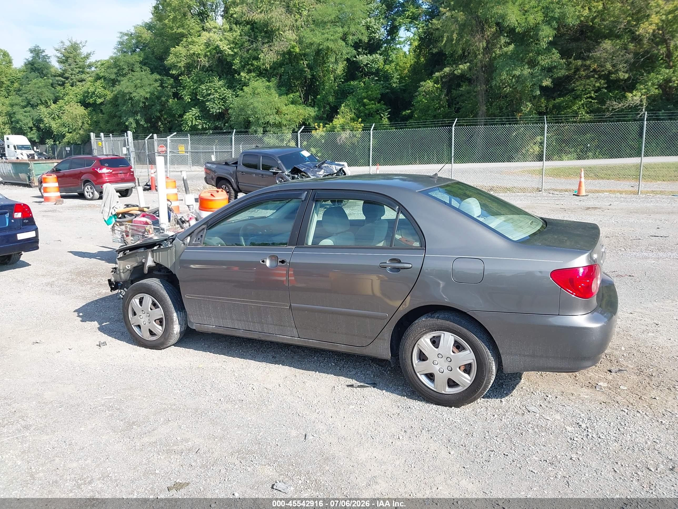 2006 Toyota Corolla Le Серый vin: 2T1BR32E26C685643