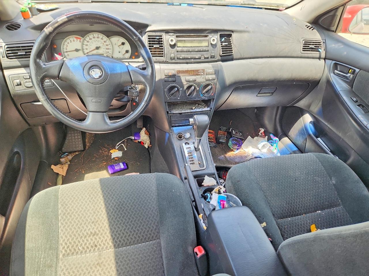 2006 Toyota Corolla S Red vin: 2T1BR32E26C686789
