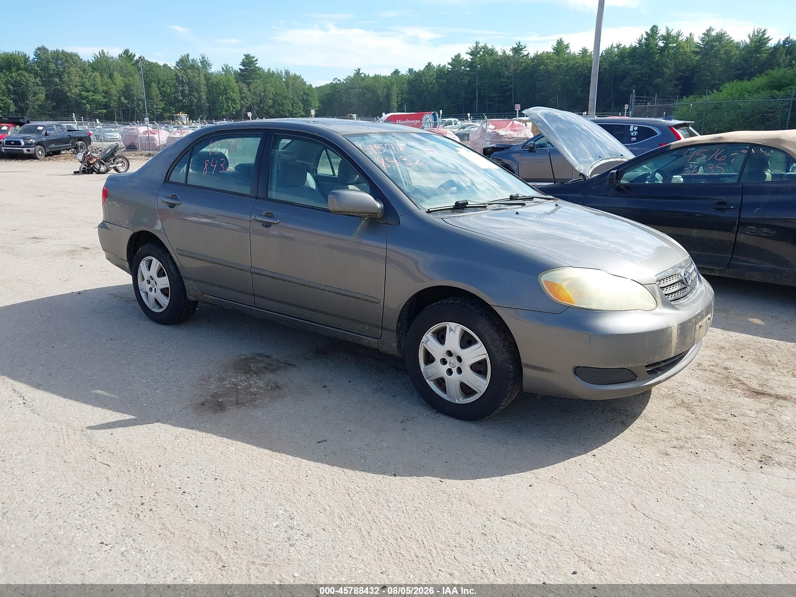 2006 Toyota Corolla Le Серый vin: 2T1BR32E26C690812