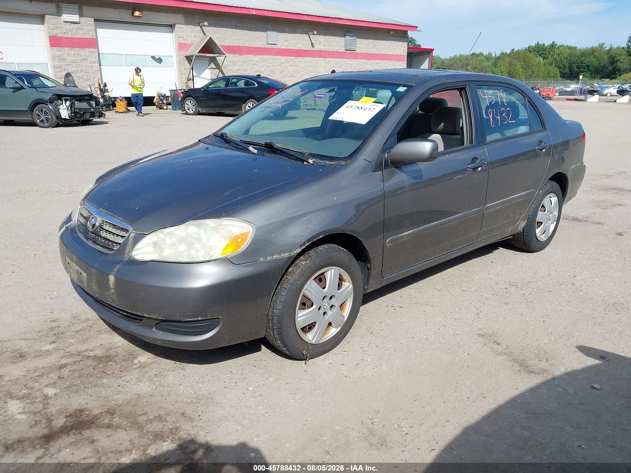 2006 Toyota Corolla Le Серый vin: 2T1BR32E26C690812