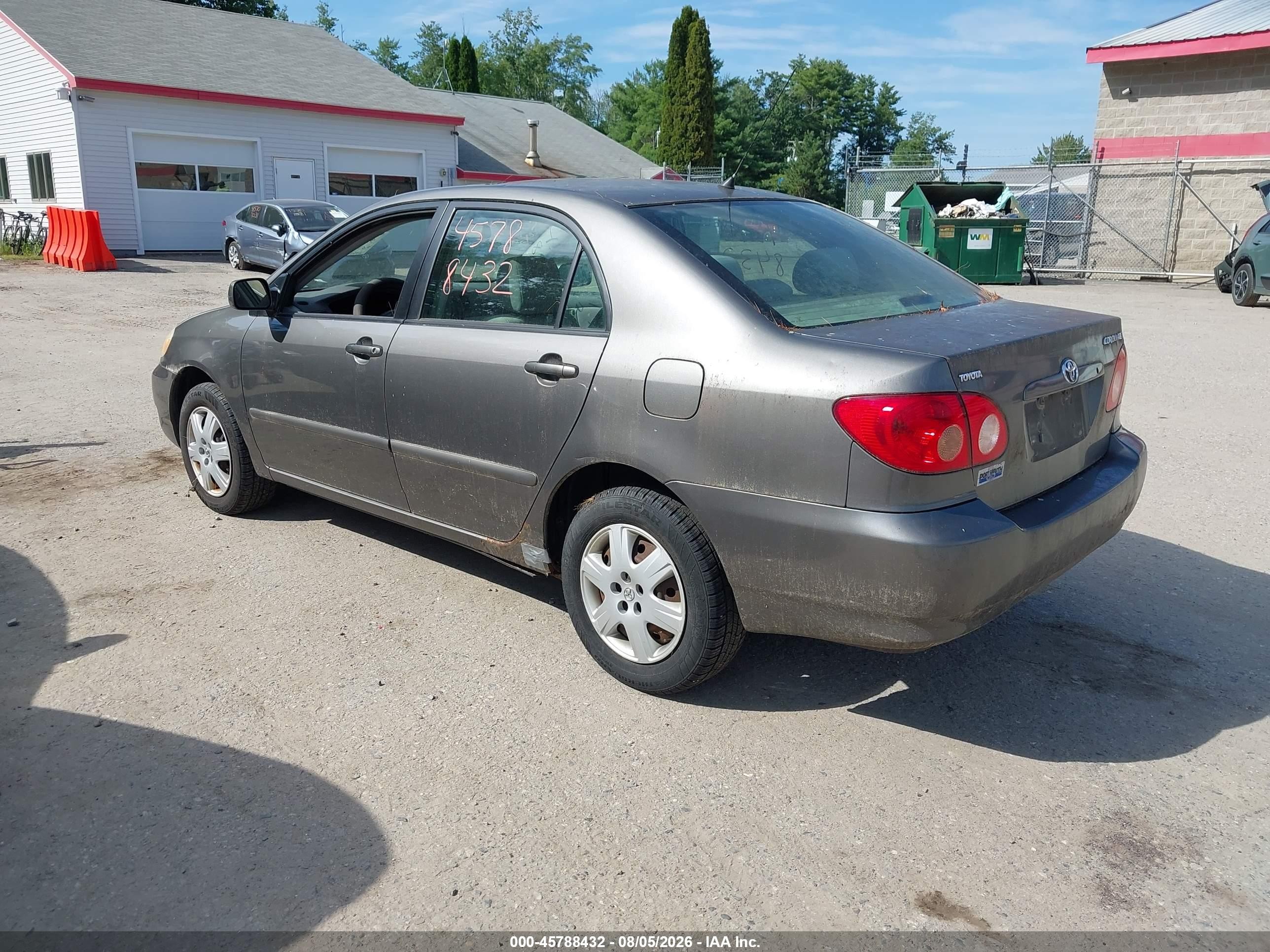 2006 Toyota Corolla Le Серый vin: 2T1BR32E26C690812