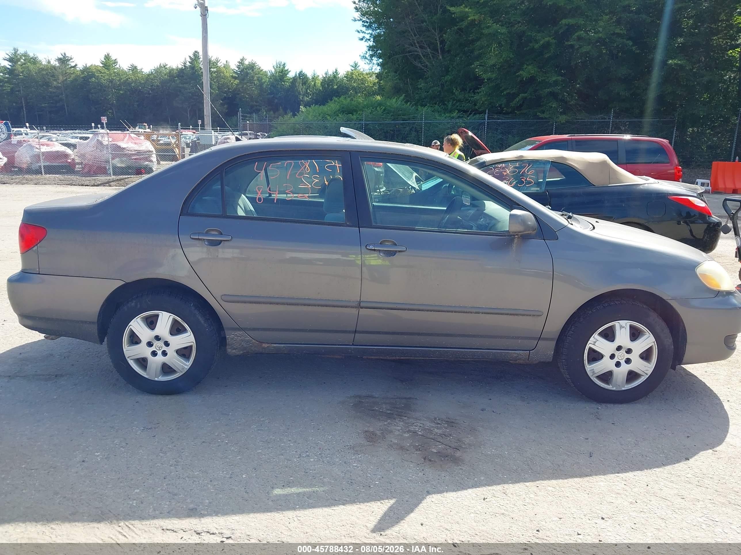 2006 Toyota Corolla Le Серый vin: 2T1BR32E26C690812