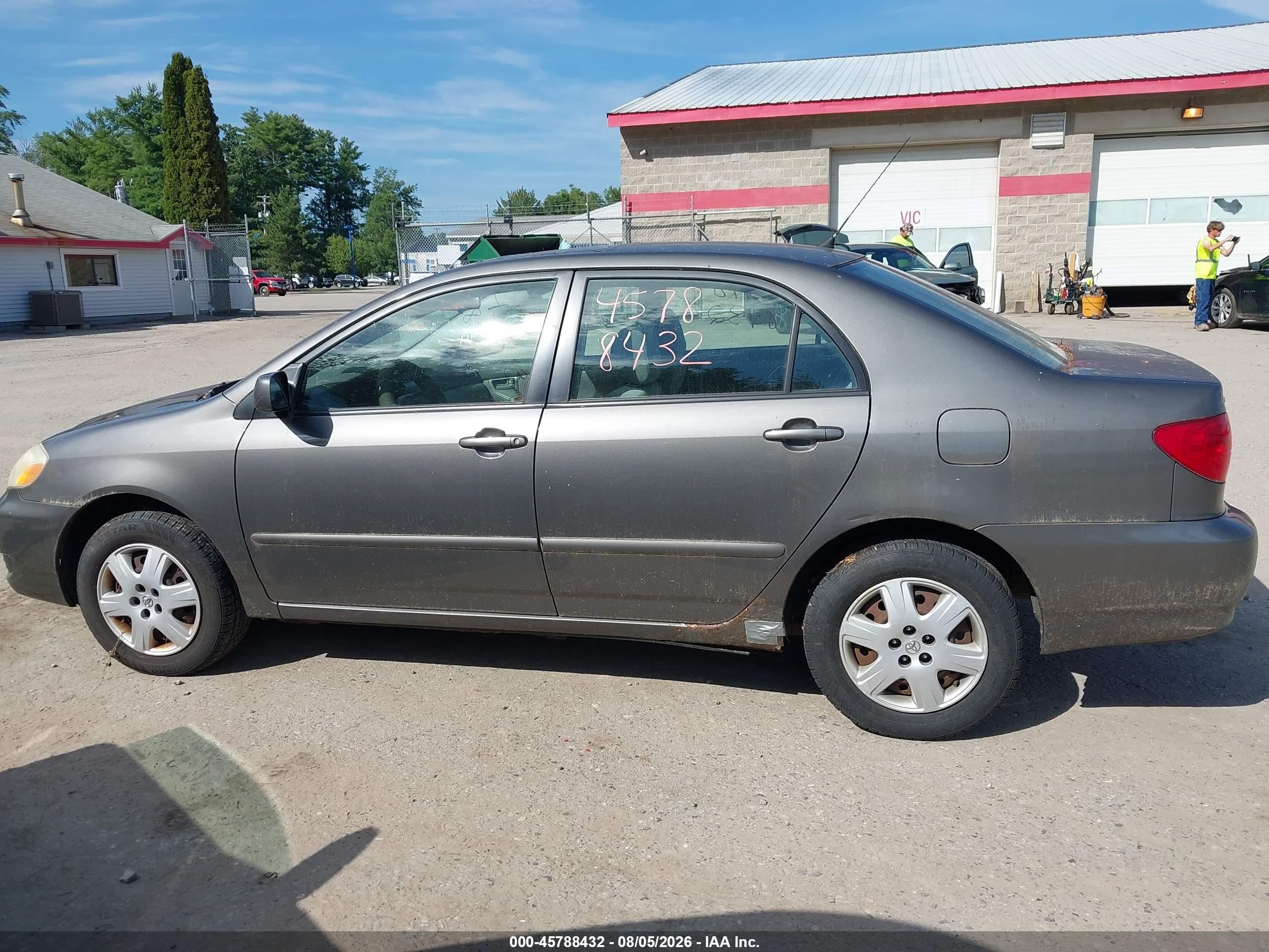 2006 Toyota Corolla Le Серый vin: 2T1BR32E26C690812