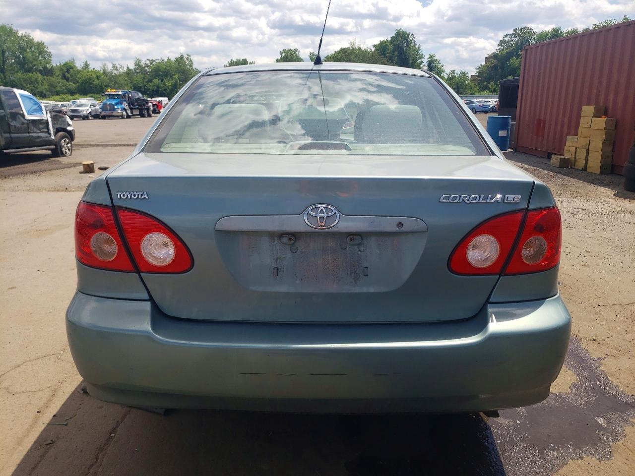 2006 Toyota Corolla Le Green vin: 2T1BR32E26C712081
