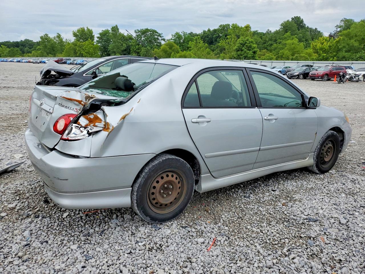 2007 Toyota Corolla S Silver vin: 2T1BR32E27C721073