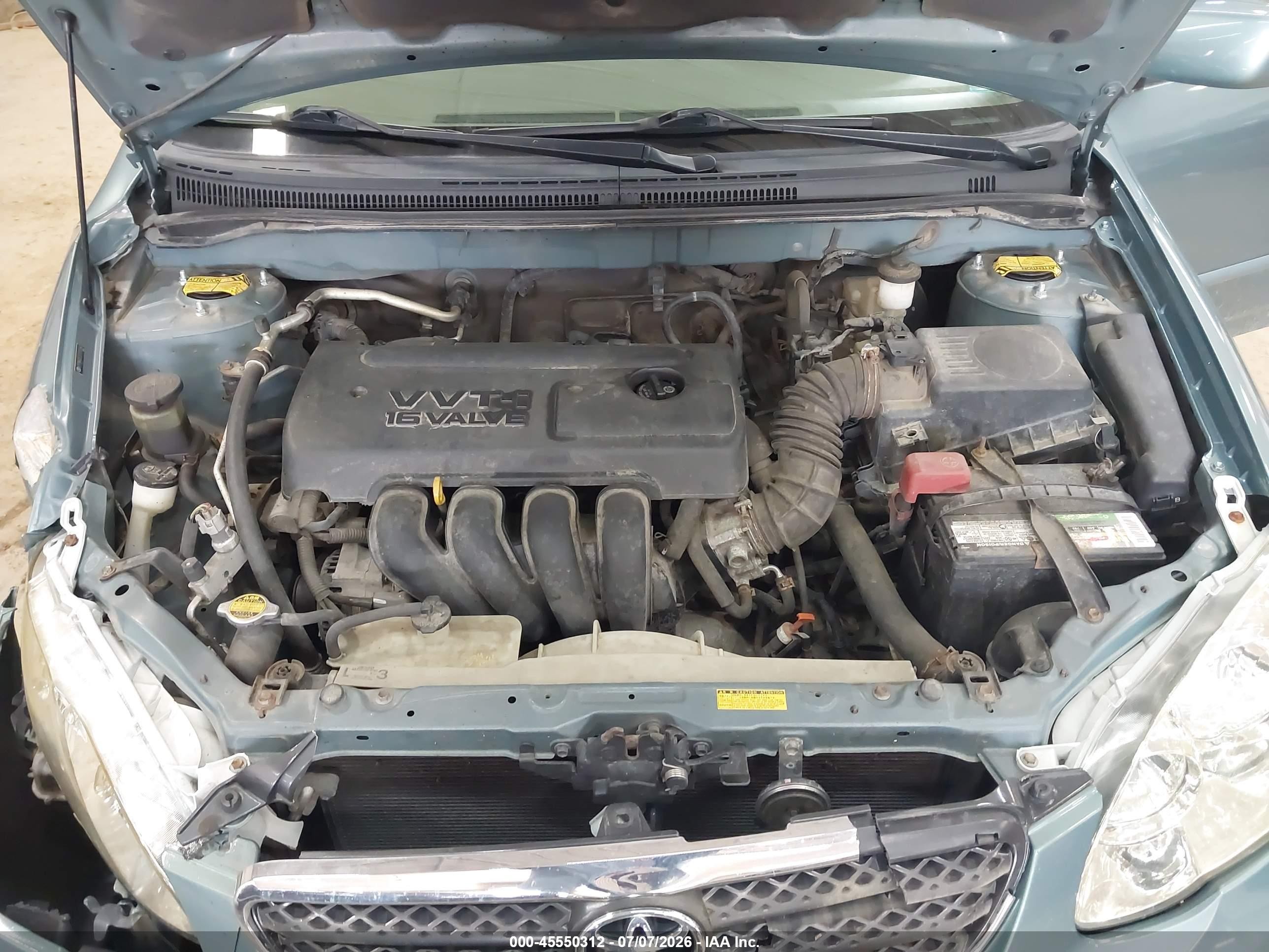2007 Toyota Corolla Le Green vin: 2T1BR32E27C737547