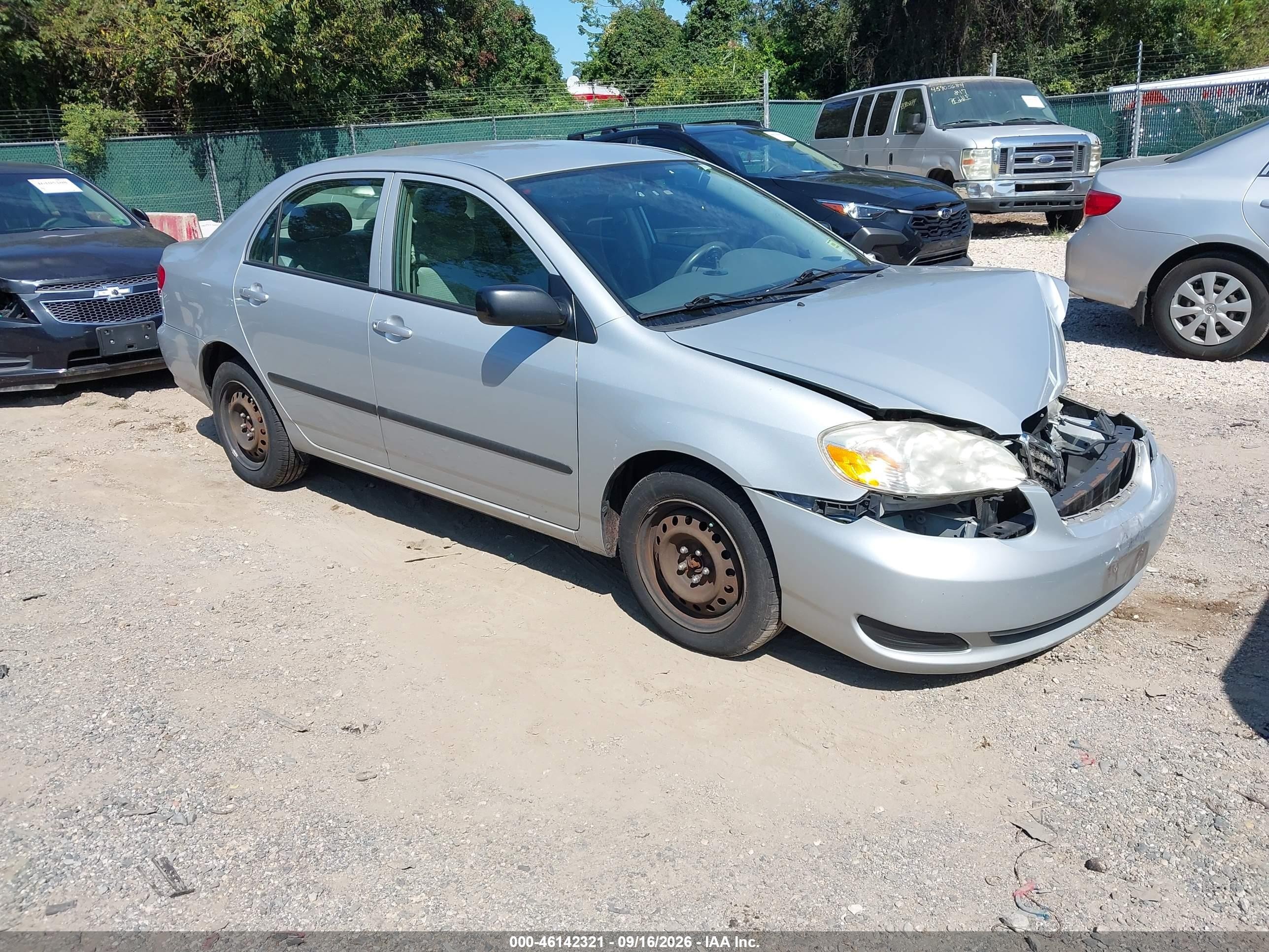 2007 Toyota Corolla Ce Silver vin: 2T1BR32E27C738830