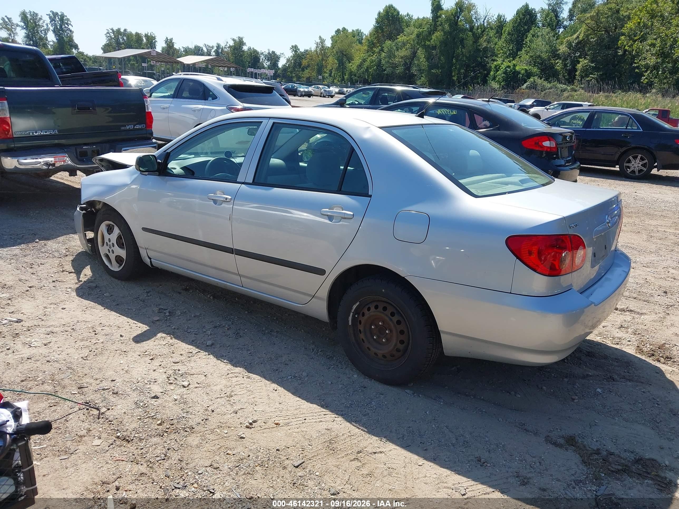 2007 Toyota Corolla Ce Silver vin: 2T1BR32E27C738830