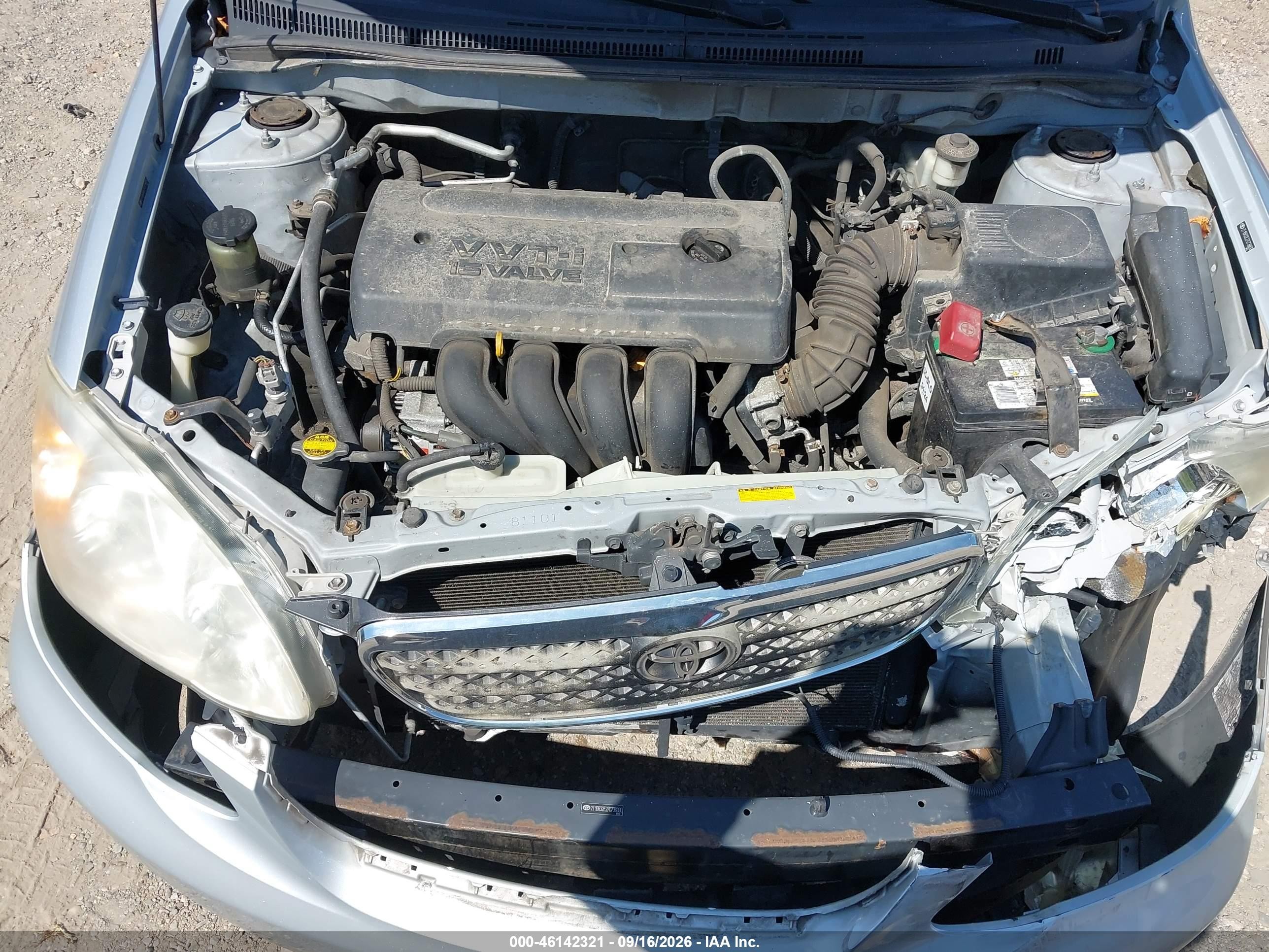 2007 Toyota Corolla Ce Silver vin: 2T1BR32E27C738830