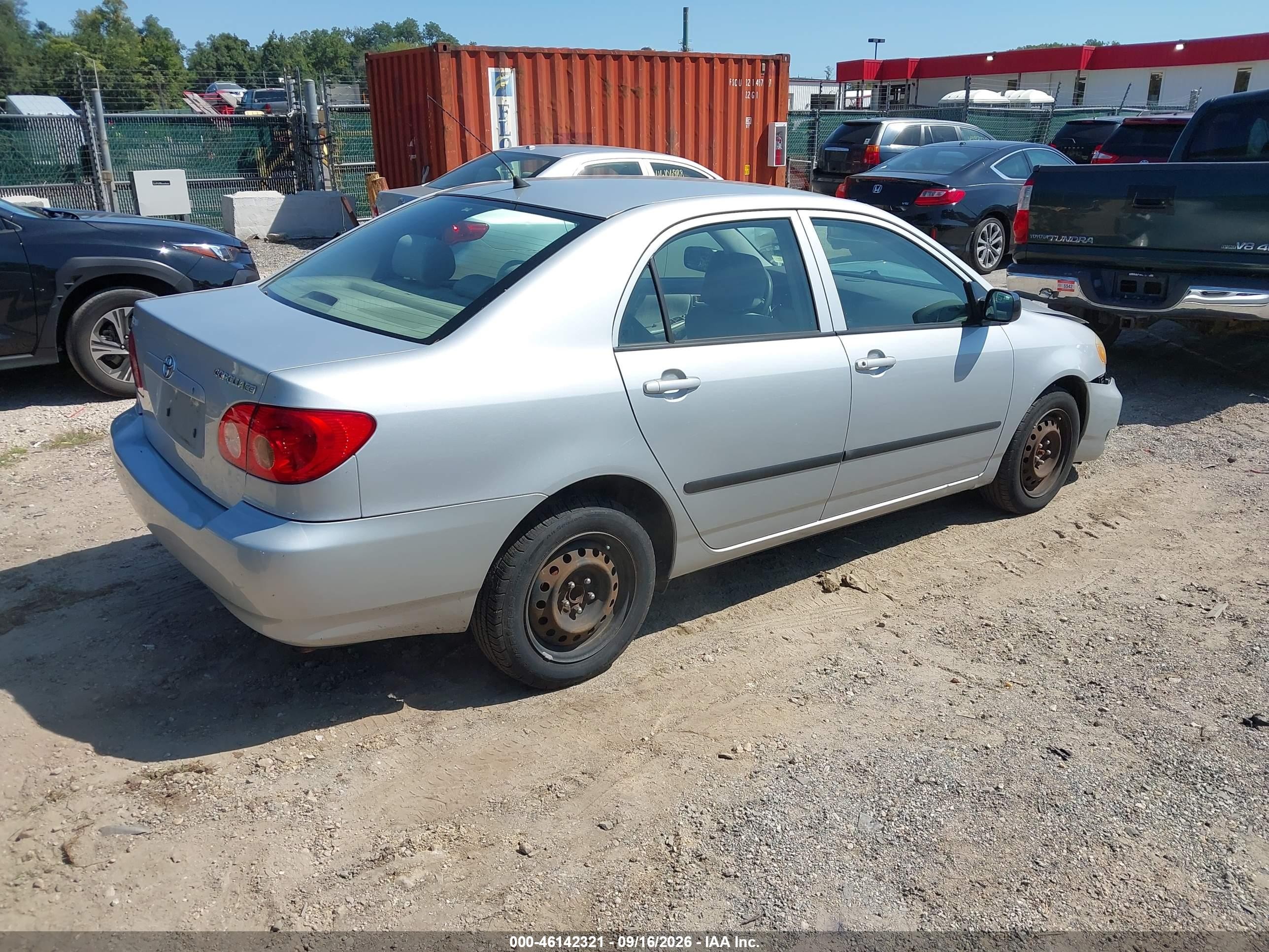 2007 Toyota Corolla Ce Silver vin: 2T1BR32E27C738830
