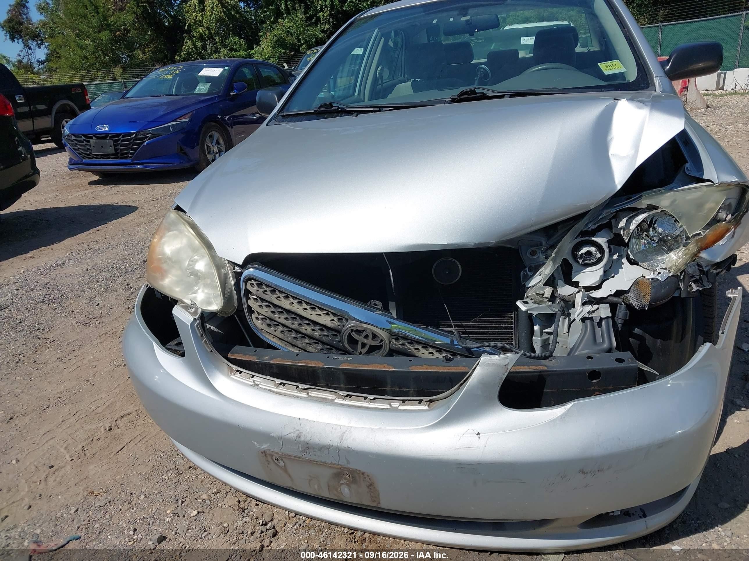 2007 Toyota Corolla Ce Silver vin: 2T1BR32E27C738830
