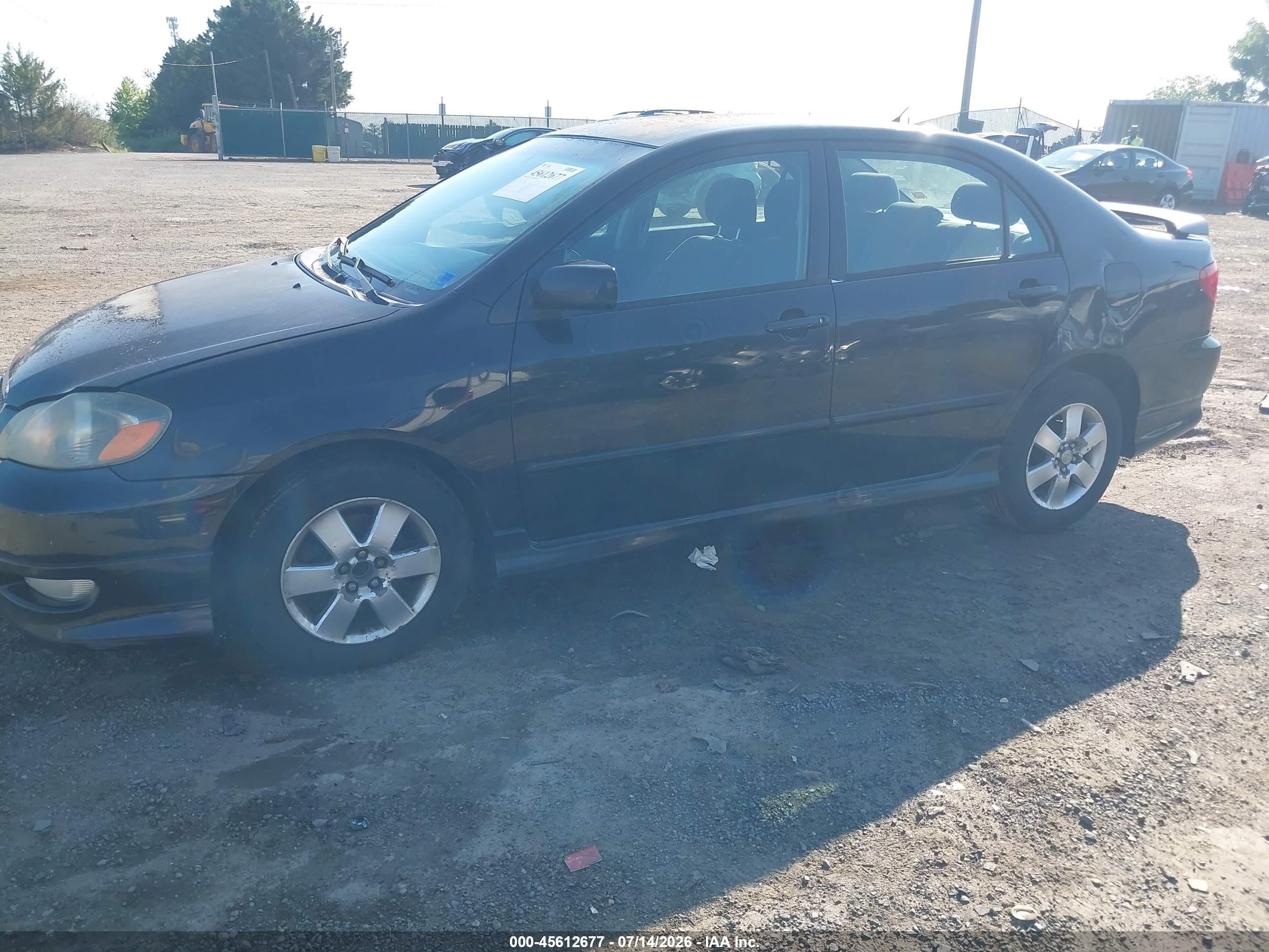 2007 Toyota Corolla S Black vin: 2T1BR32E27C746362