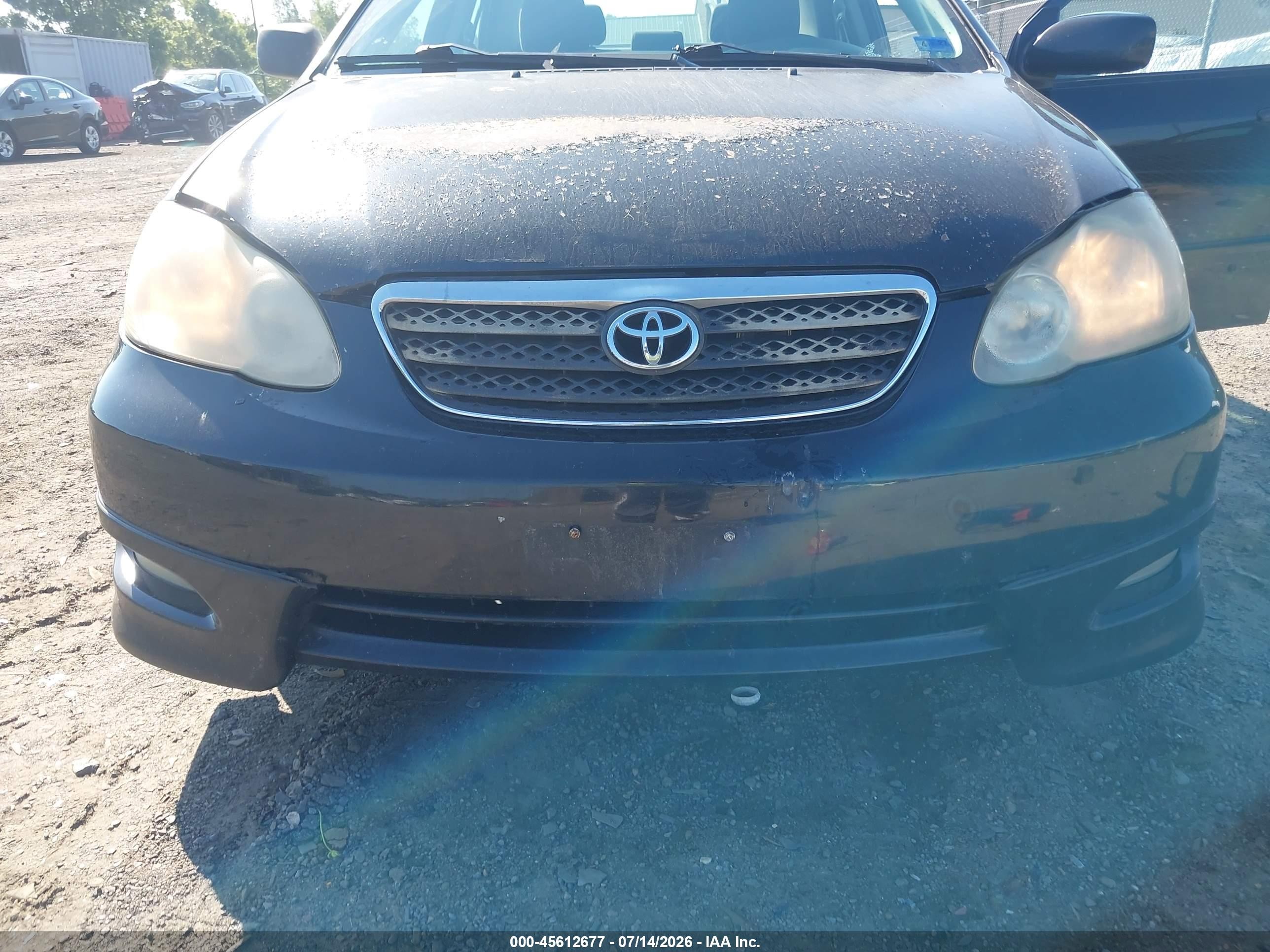 2007 Toyota Corolla S Black vin: 2T1BR32E27C746362