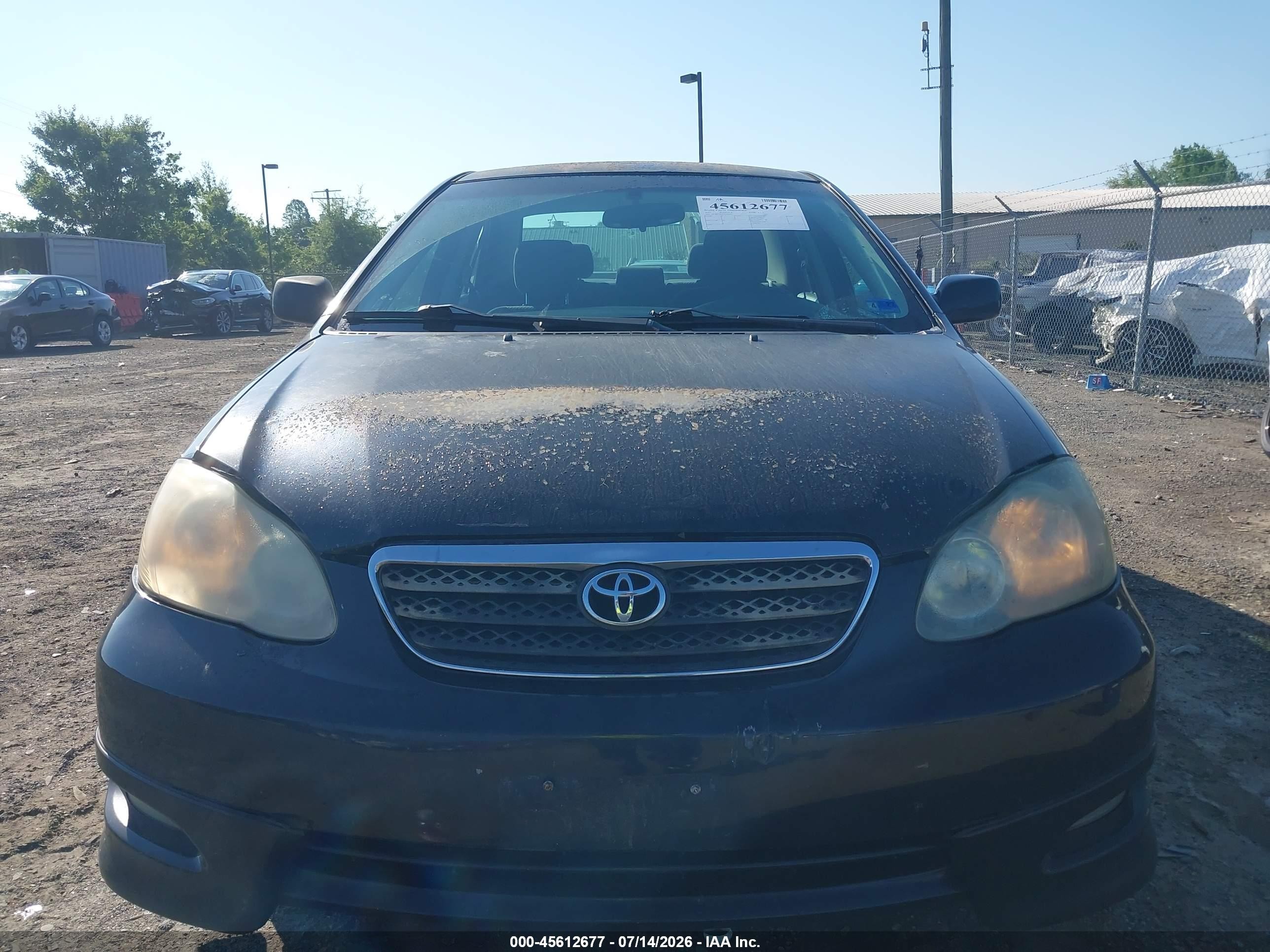 2007 Toyota Corolla S Black vin: 2T1BR32E27C746362