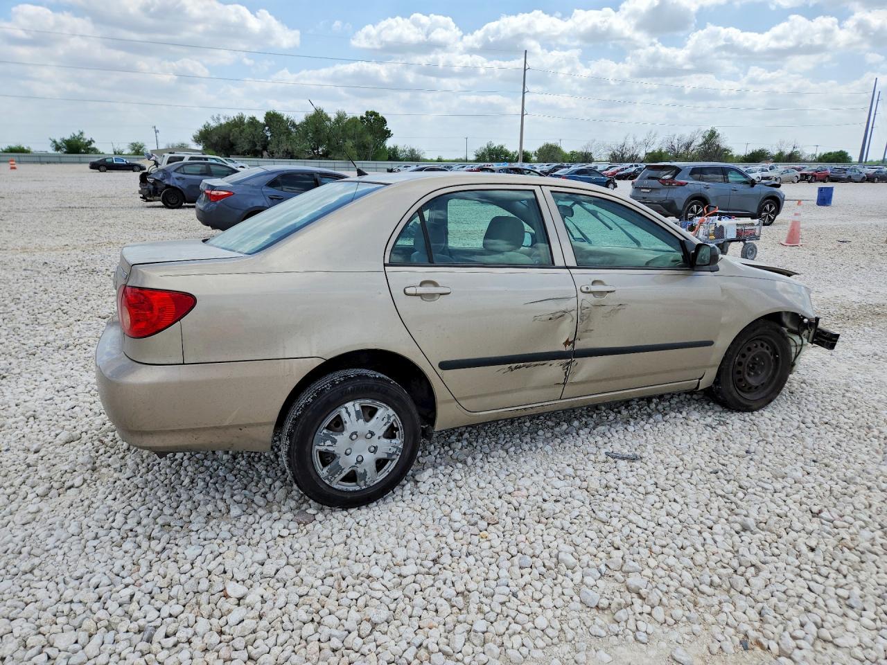 2007 Toyota Corolla Ce Tan vin: 2T1BR32E27C756390