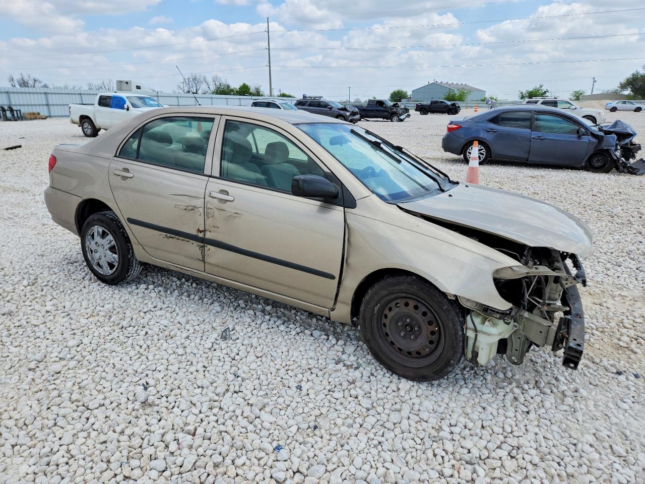 2007 Toyota Corolla Ce Tan vin: 2T1BR32E27C756390