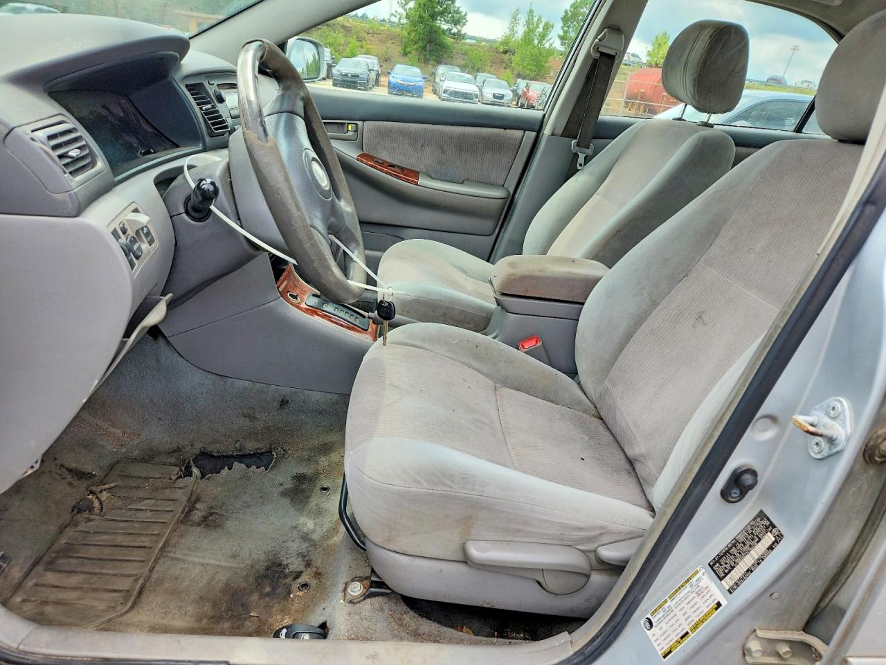 2007 Toyota Corolla Le Silver vin: 2T1BR32E27C766496