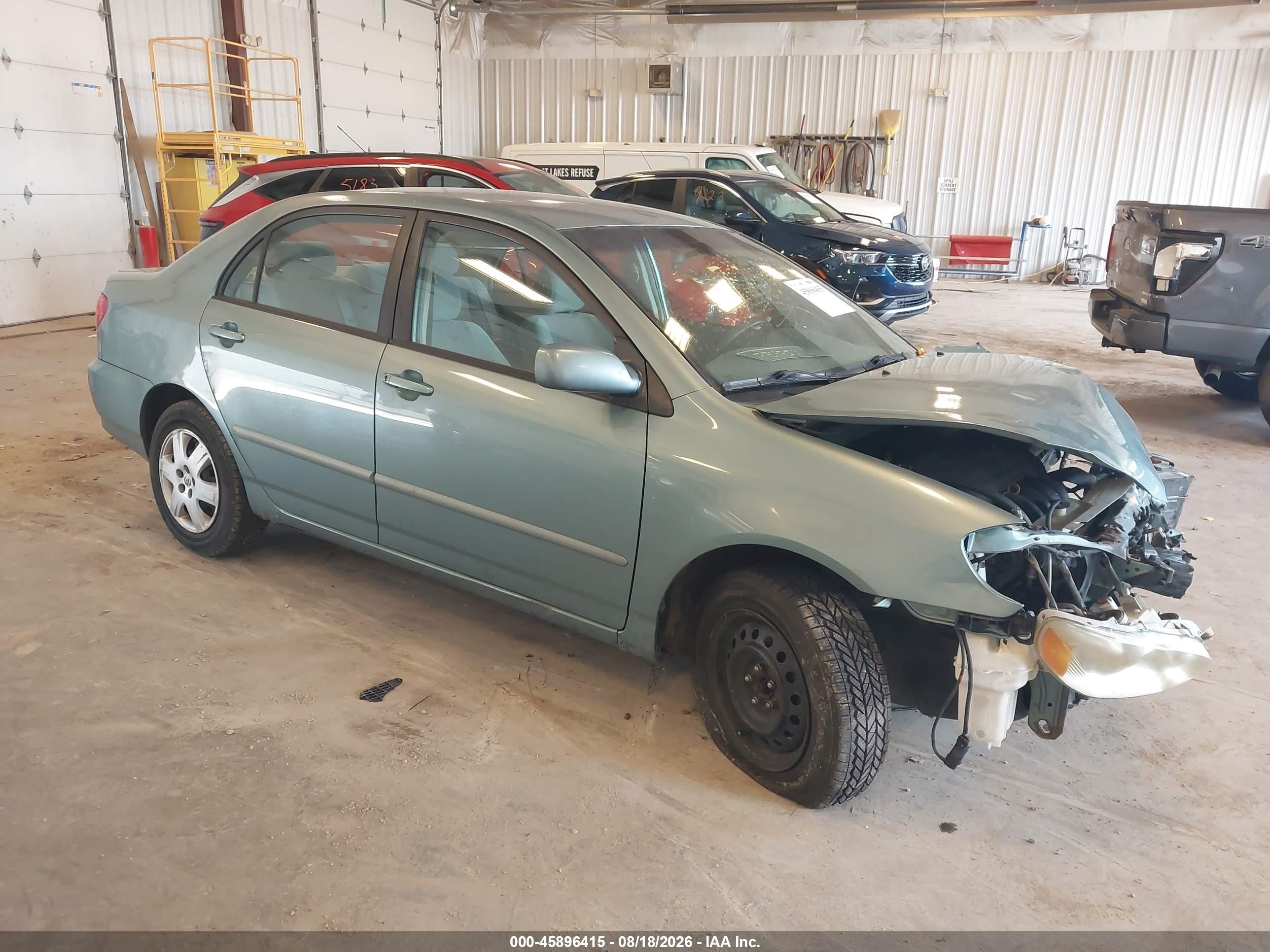 2007 Toyota Corolla Le Light Blue vin: 2T1BR32E27C769527