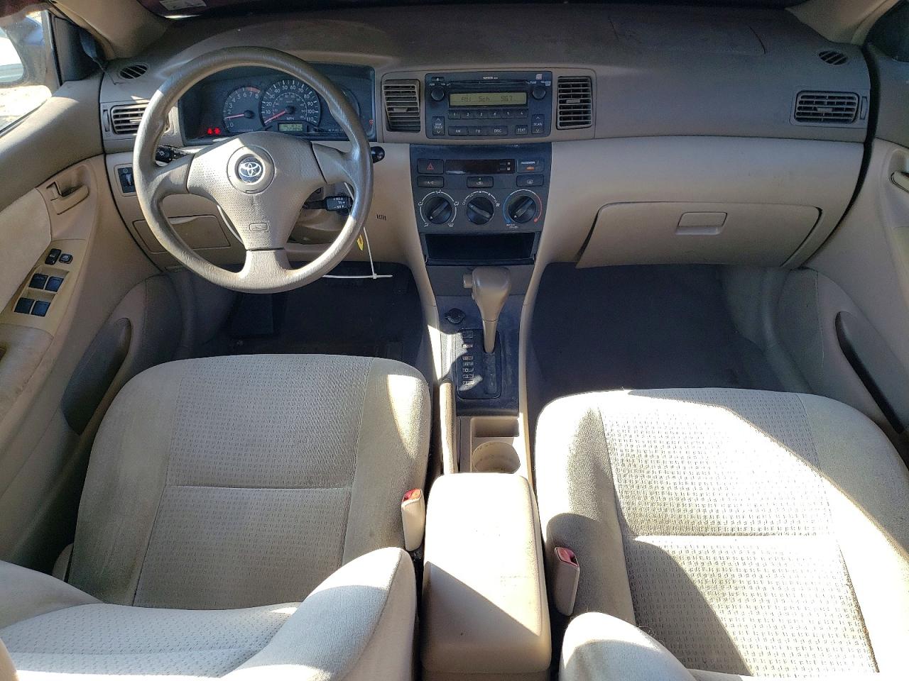 2007 Toyota Corolla Ce Tan vin: 2T1BR32E27C773030