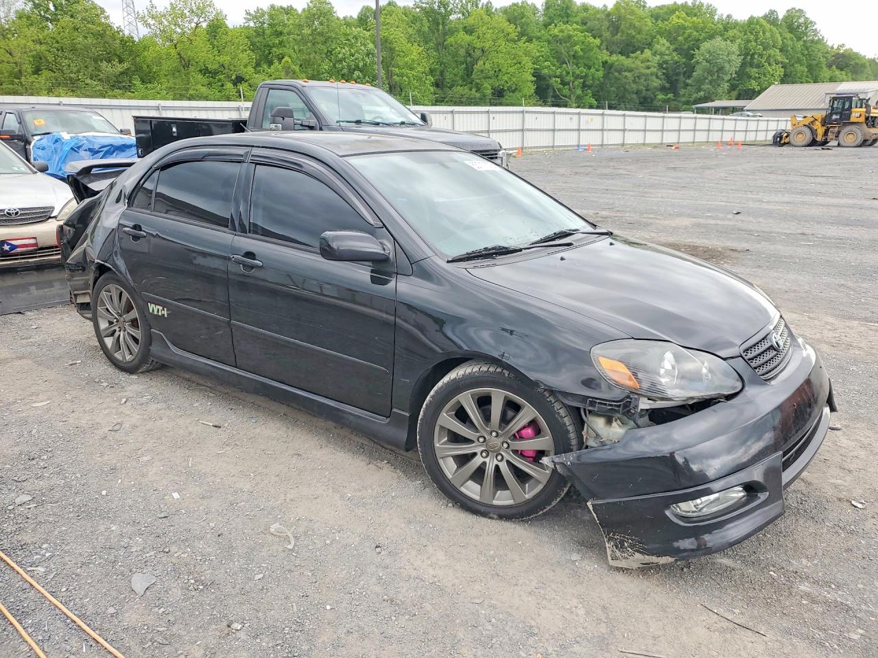2007 Toyota Corolla S Black vin: 2T1BR32E27C780463