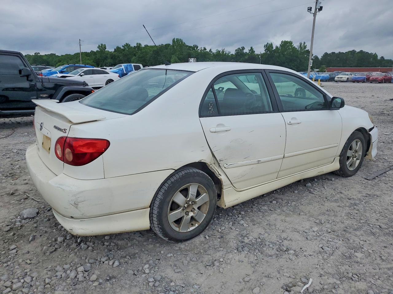 2007 Toyota Corolla S White vin: 2T1BR32E27C780575