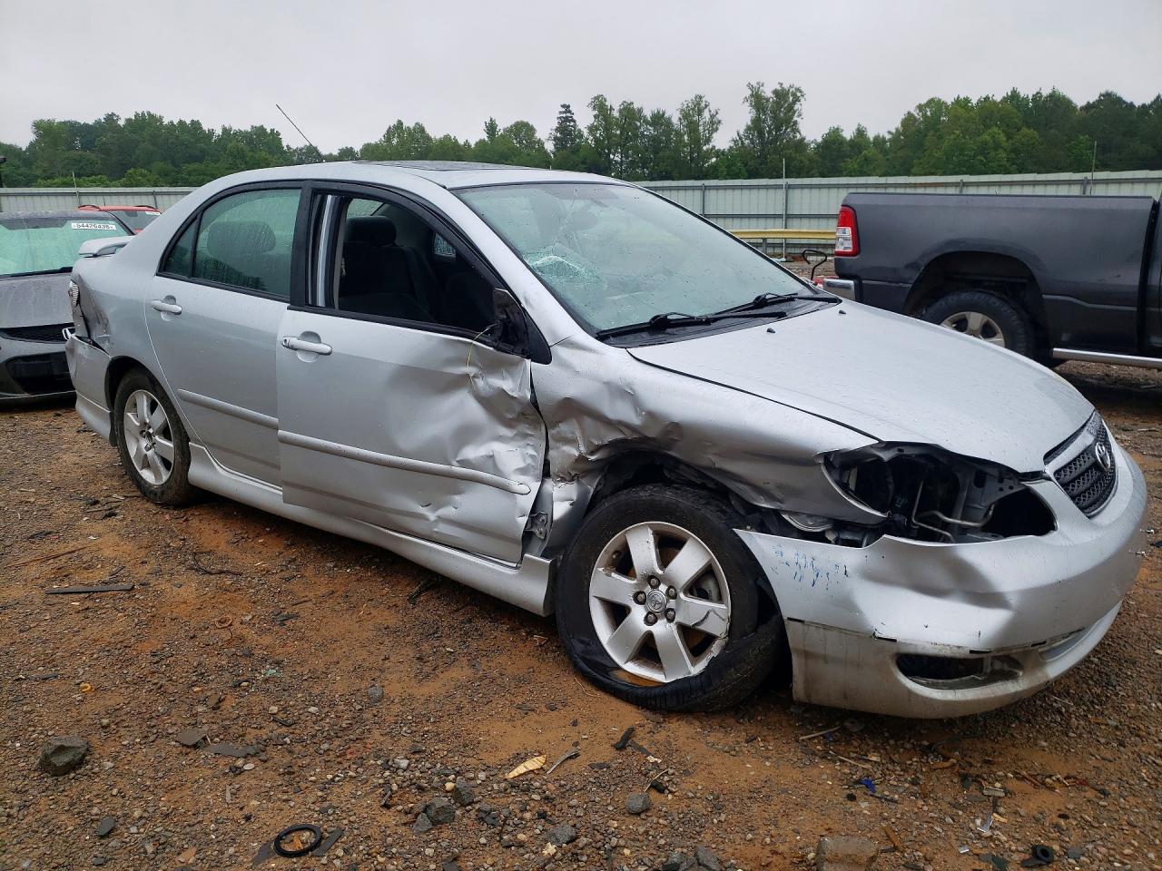 2007 Toyota Corolla S Silver vin: 2T1BR32E27C799076