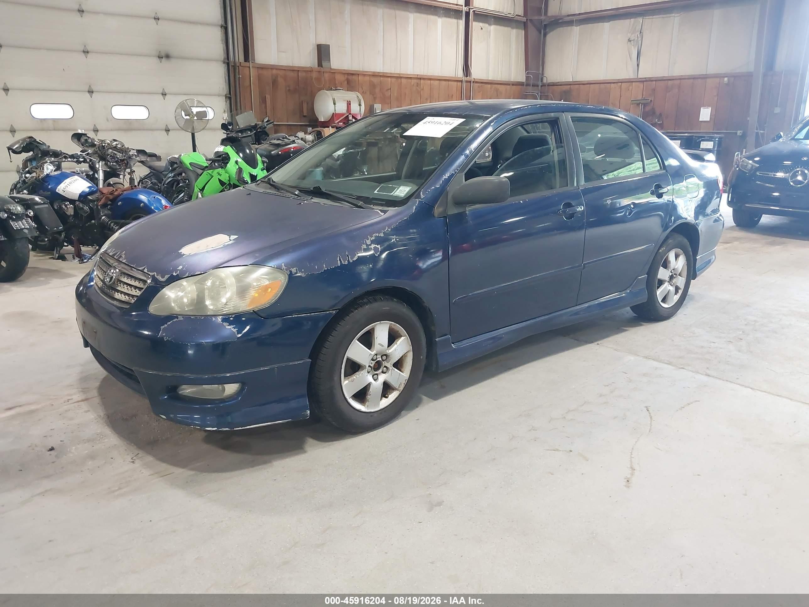 2007 Toyota Corolla S Blue vin: 2T1BR32E27C808049