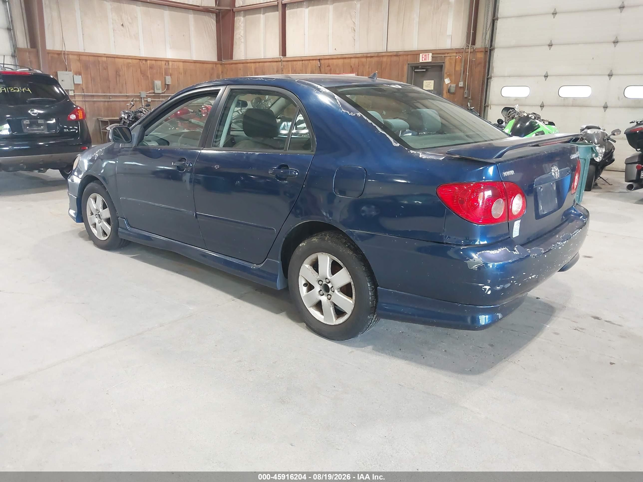 2007 Toyota Corolla S Blue vin: 2T1BR32E27C808049