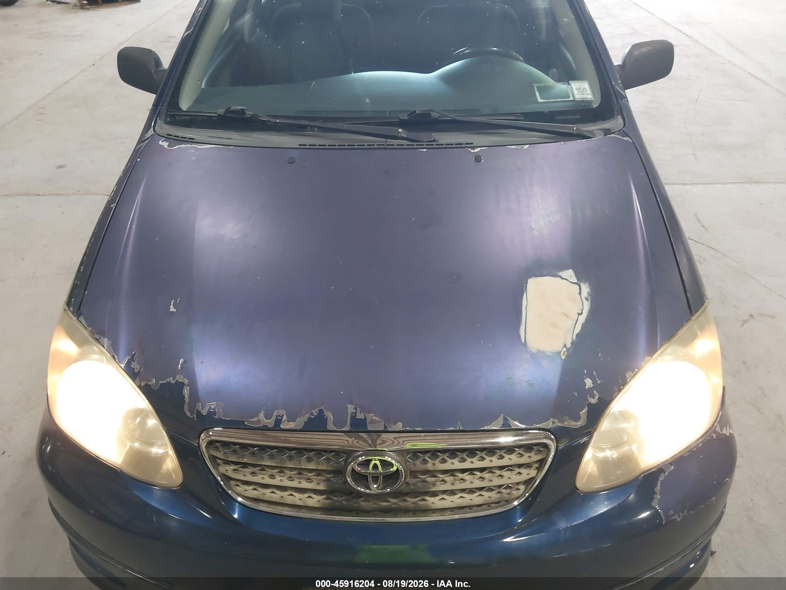 2007 Toyota Corolla S Blue vin: 2T1BR32E27C808049