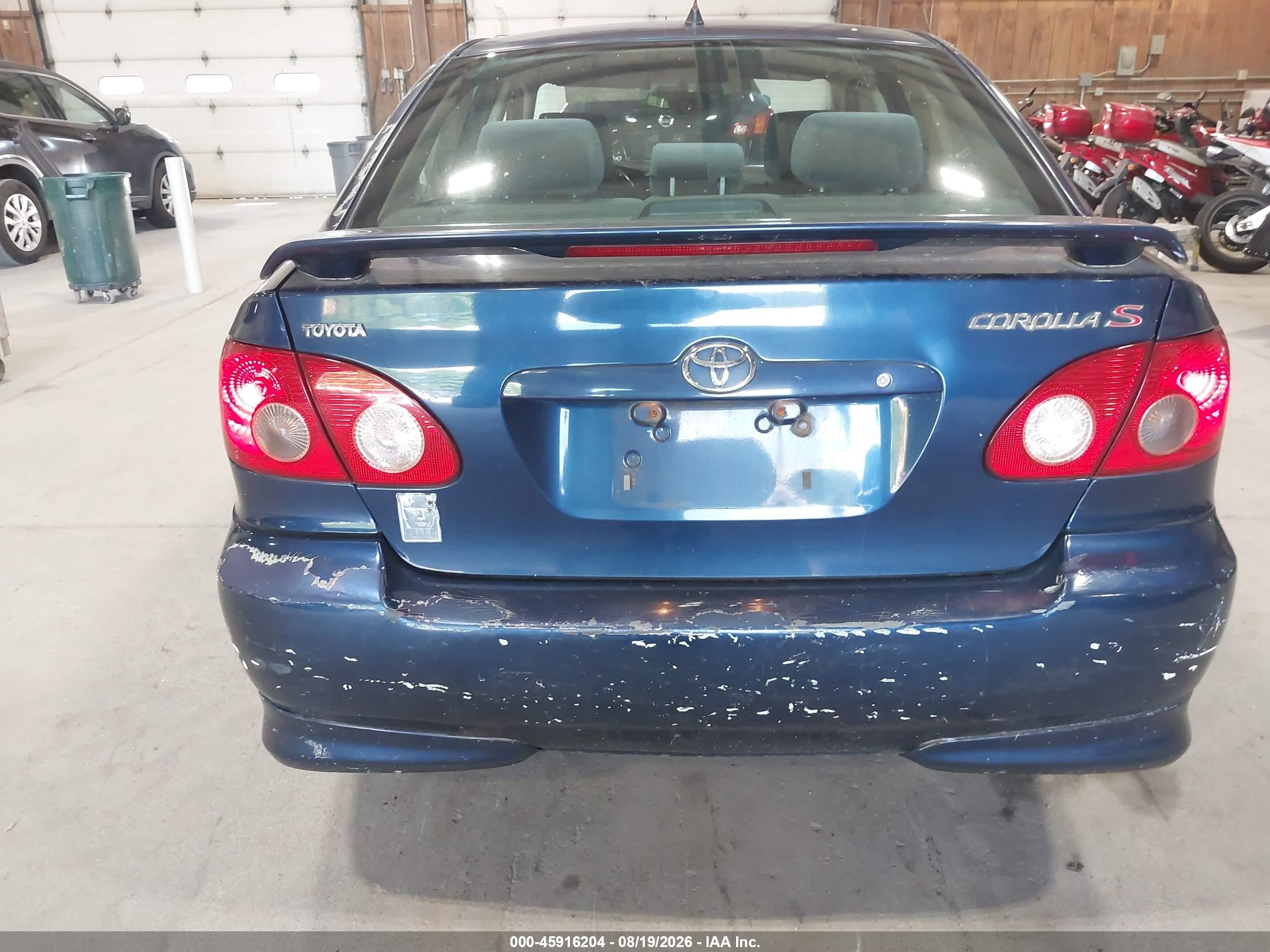 2007 Toyota Corolla S Blue vin: 2T1BR32E27C808049