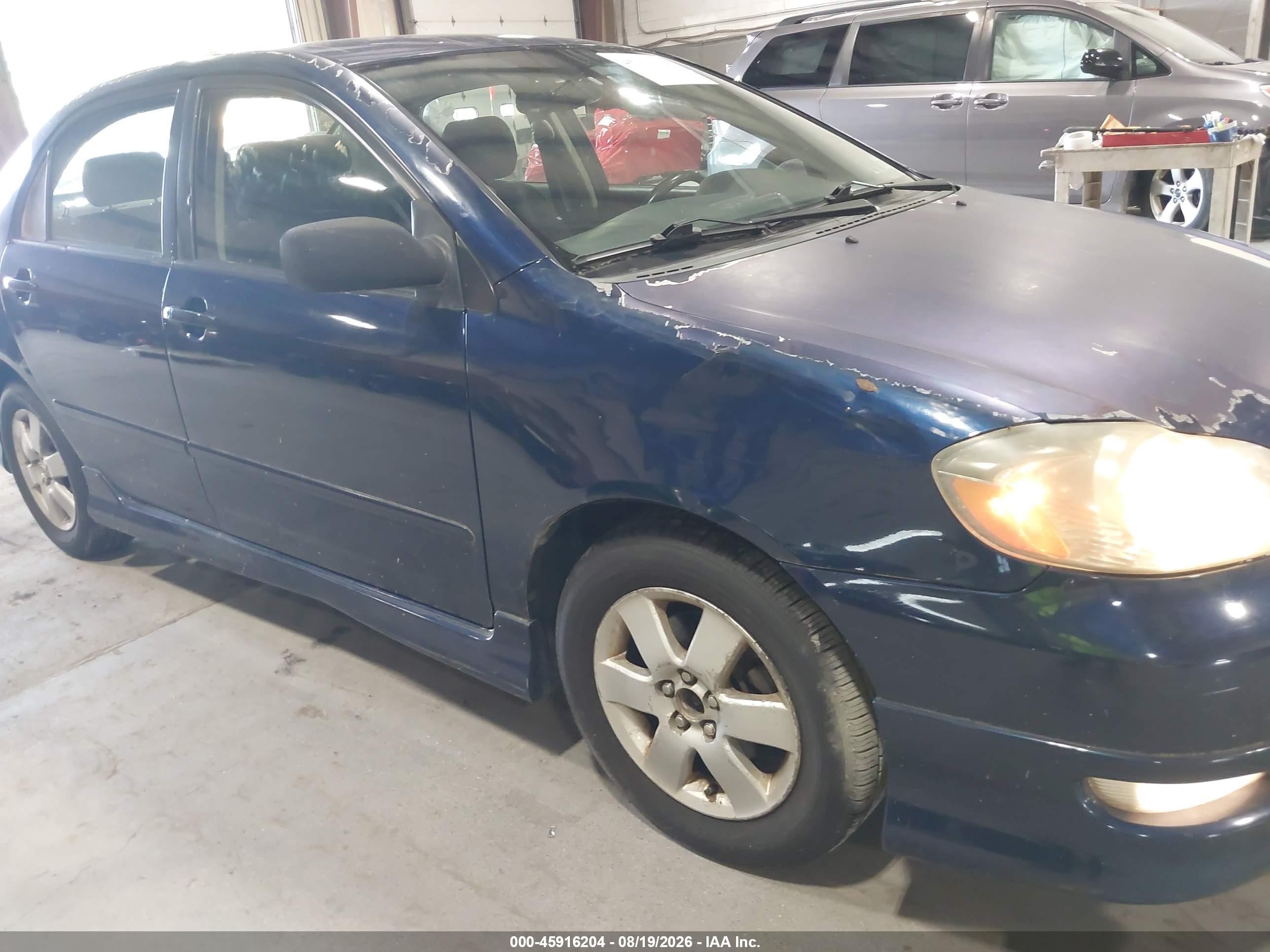 2007 Toyota Corolla S Blue vin: 2T1BR32E27C808049