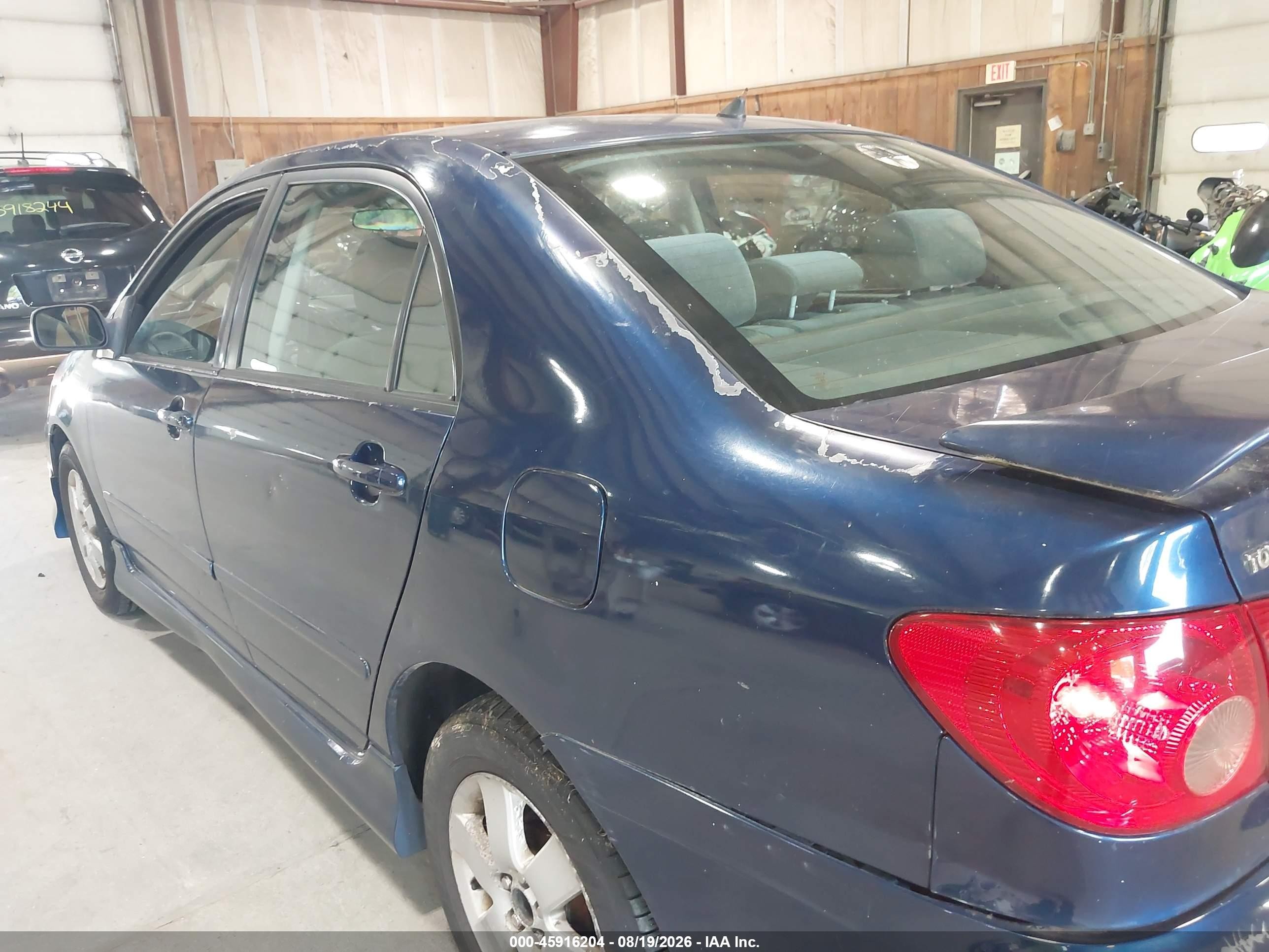 2007 Toyota Corolla S Blue vin: 2T1BR32E27C808049