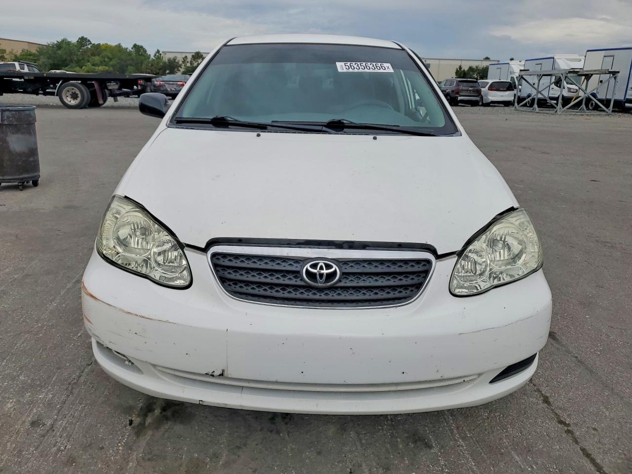 2007 Toyota Corolla Ce White vin: 2T1BR32E27C844128