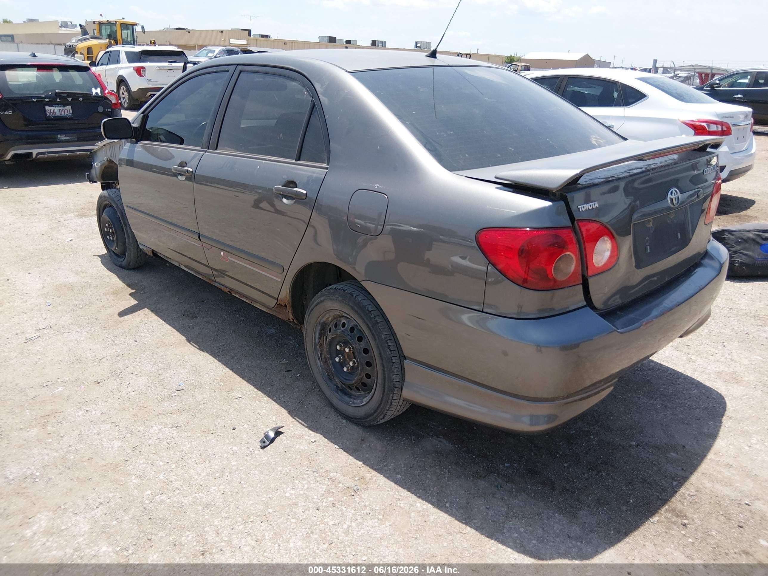 2007 Toyota Corolla S Gray vin: 2T1BR32E27C853380