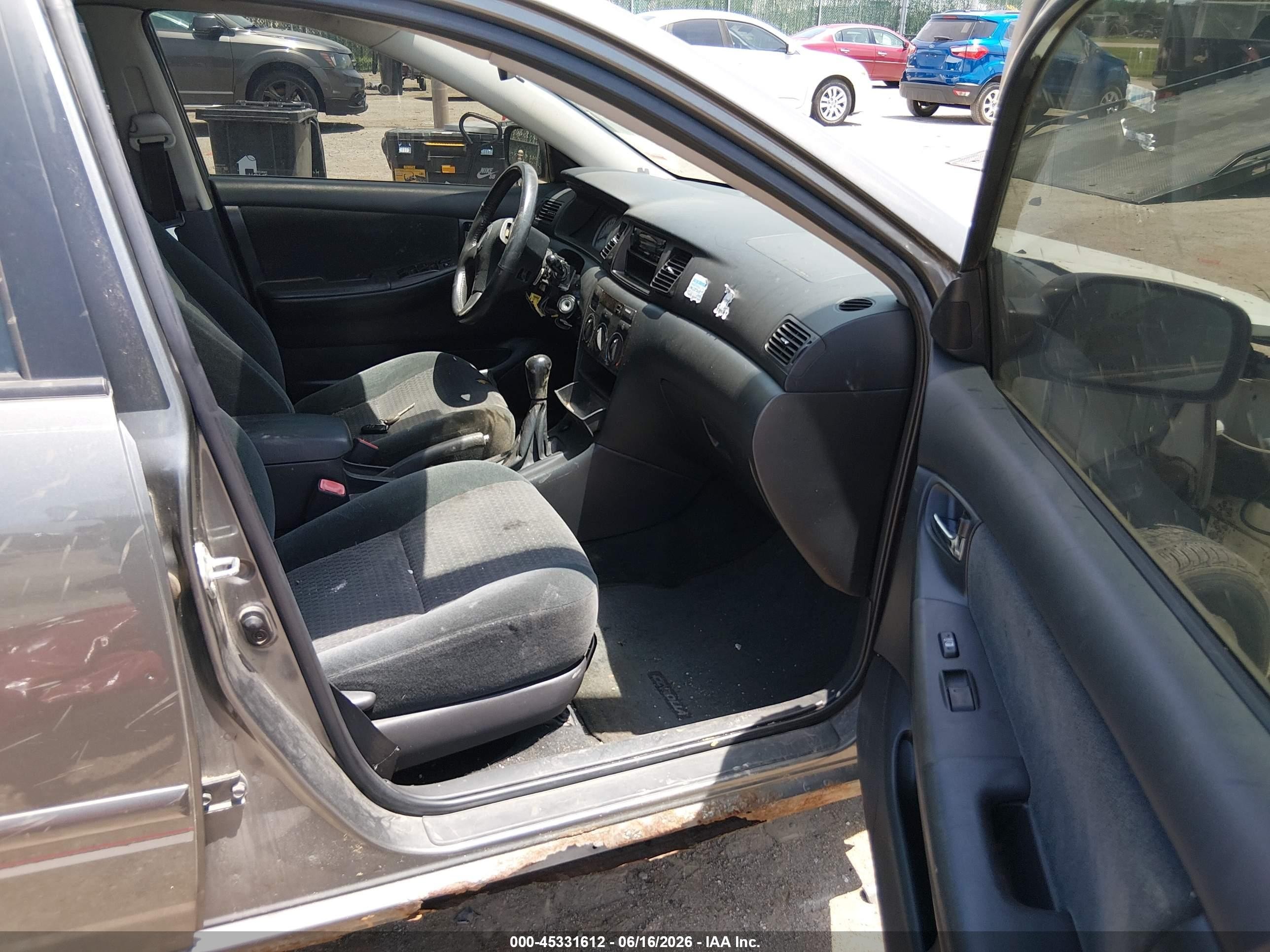 2007 Toyota Corolla S Gray vin: 2T1BR32E27C853380