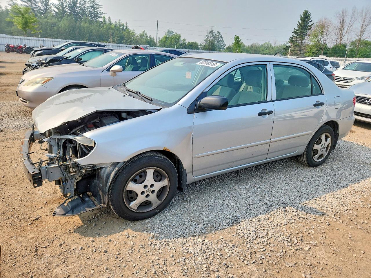 2008 Toyota Corolla Ce Серебряный vin: 2T1BR32E28C857365
