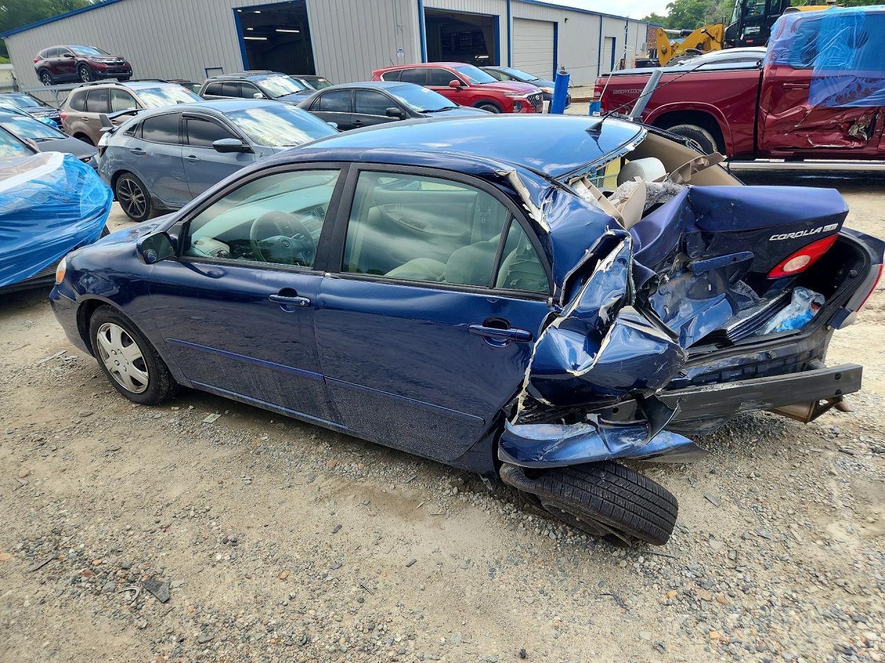 2008 Toyota Corolla Le Blue vin: 2T1BR32E28C864767