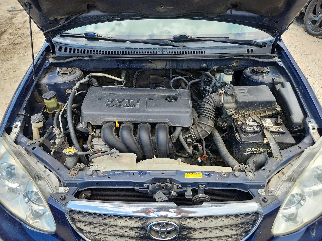 2008 Toyota Corolla Le Blue vin: 2T1BR32E28C864767