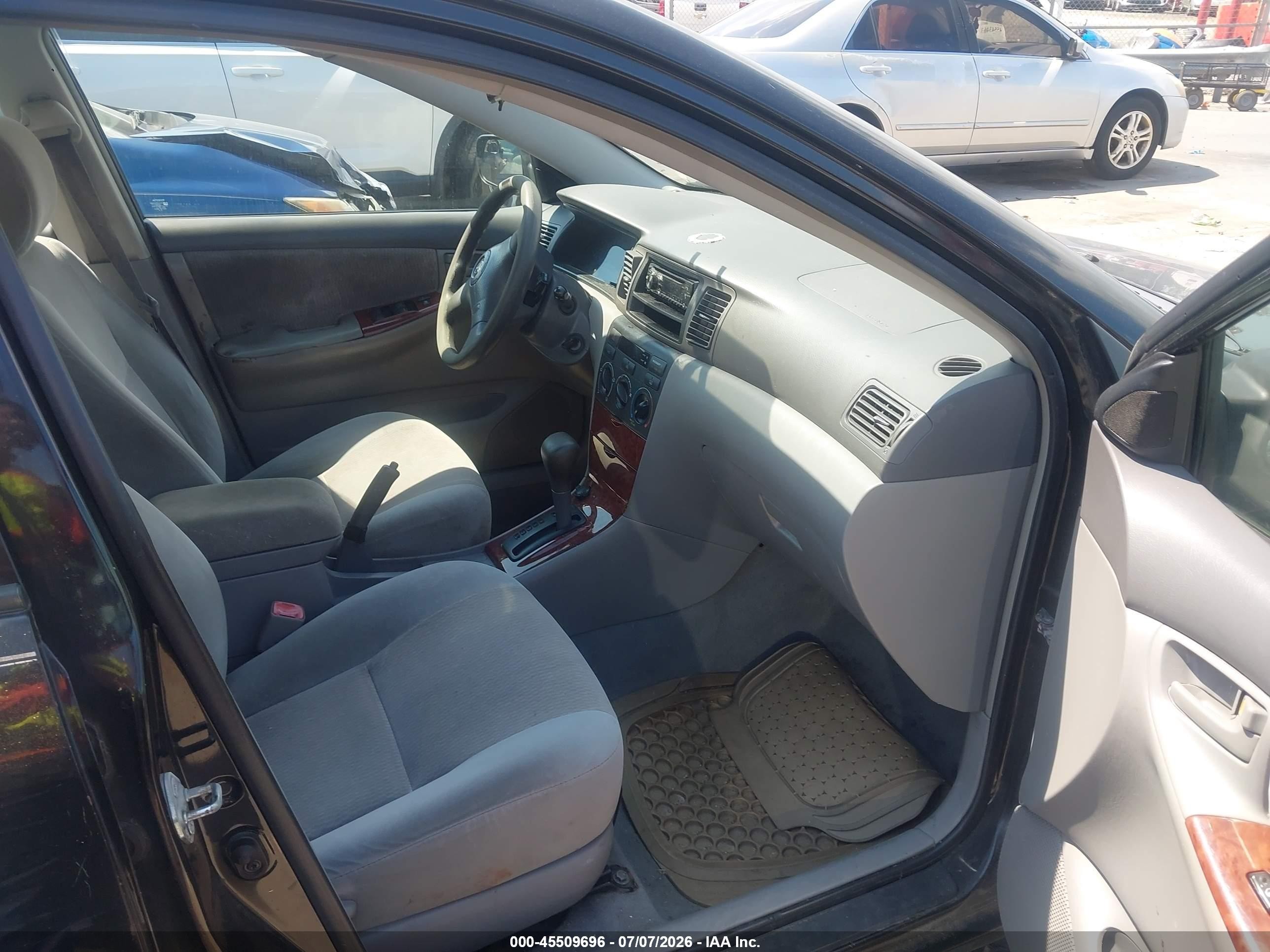 2008 Toyota Corolla Le Черный vin: 2T1BR32E28C871511