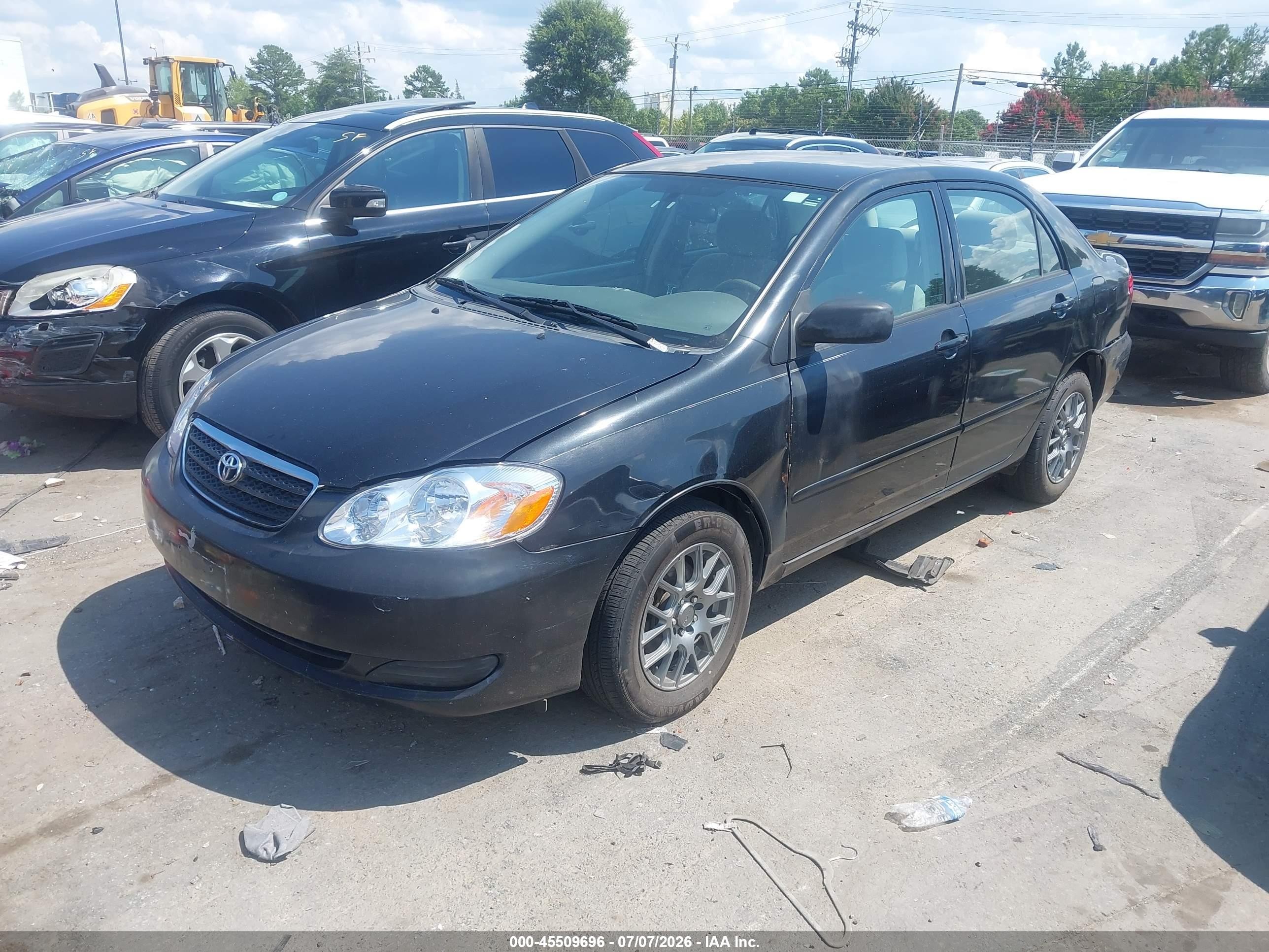 2008 Toyota Corolla Le Черный vin: 2T1BR32E28C871511