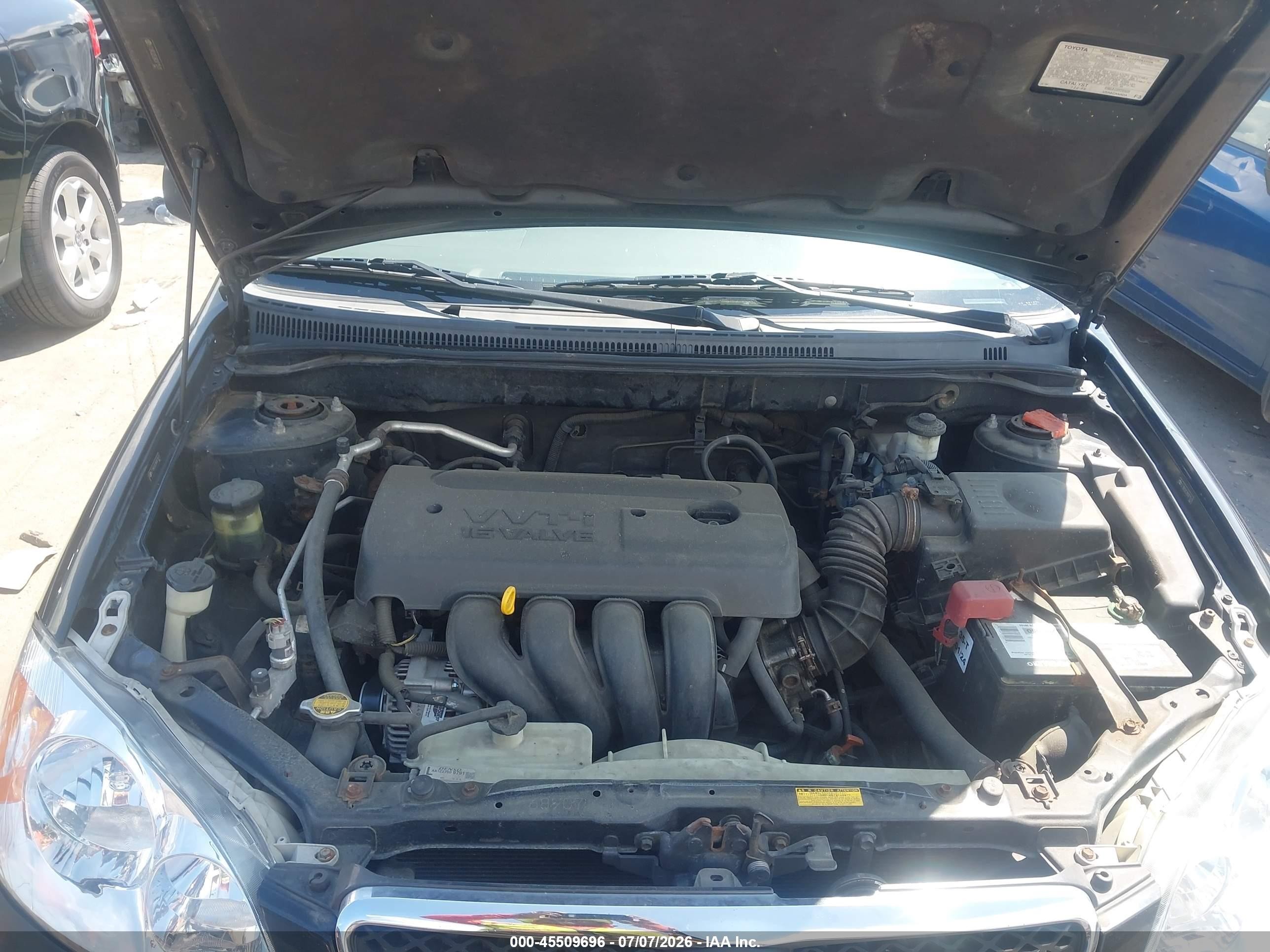 2008 Toyota Corolla Le Черный vin: 2T1BR32E28C871511