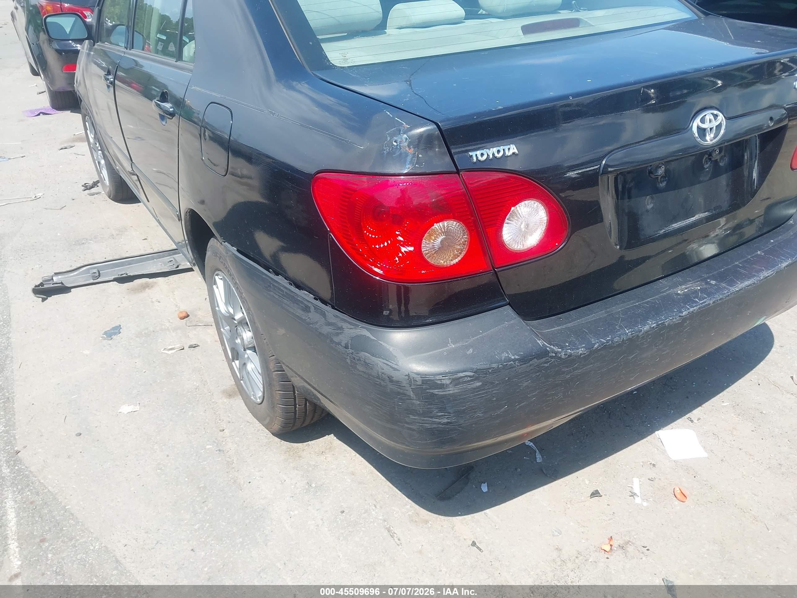 2008 Toyota Corolla Le Черный vin: 2T1BR32E28C871511