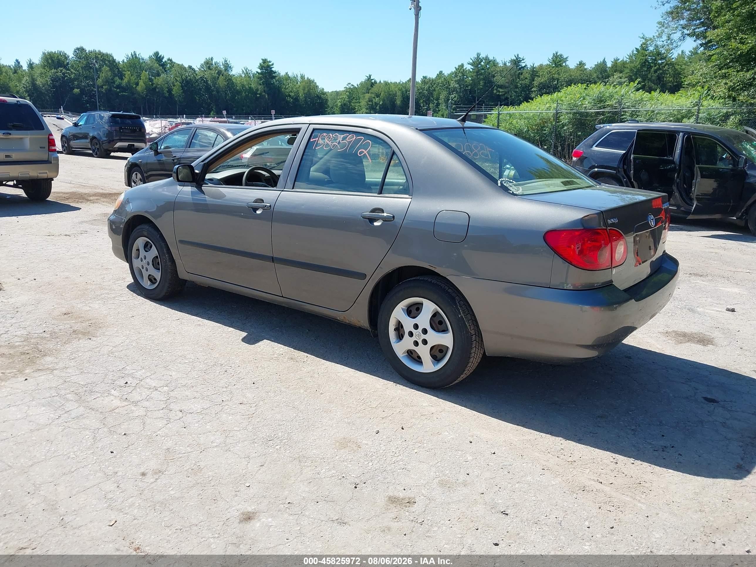 2008 Toyota Corolla Ce Серый vin: 2T1BR32E28C891306
