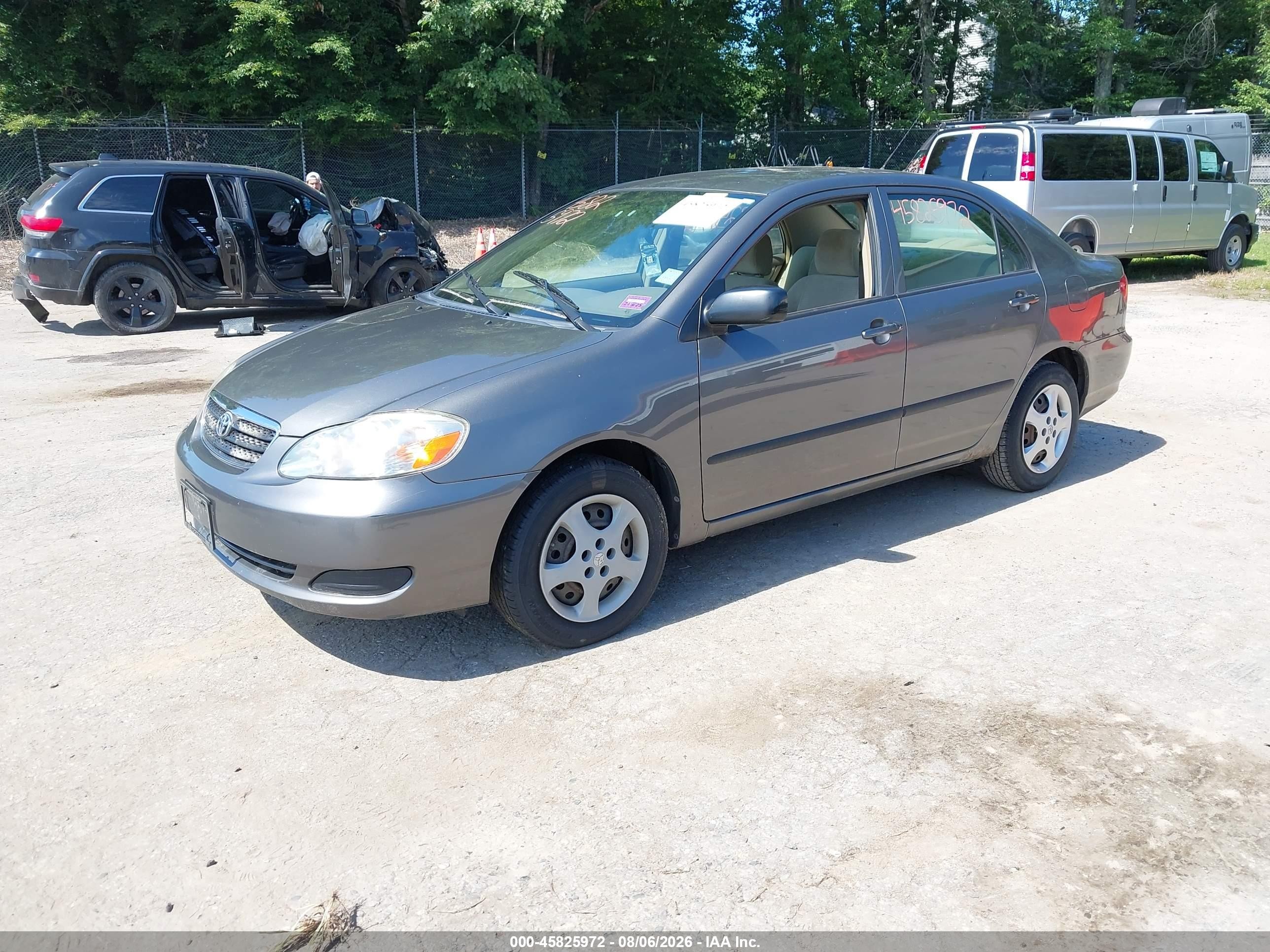 2008 Toyota Corolla Ce Серый vin: 2T1BR32E28C891306