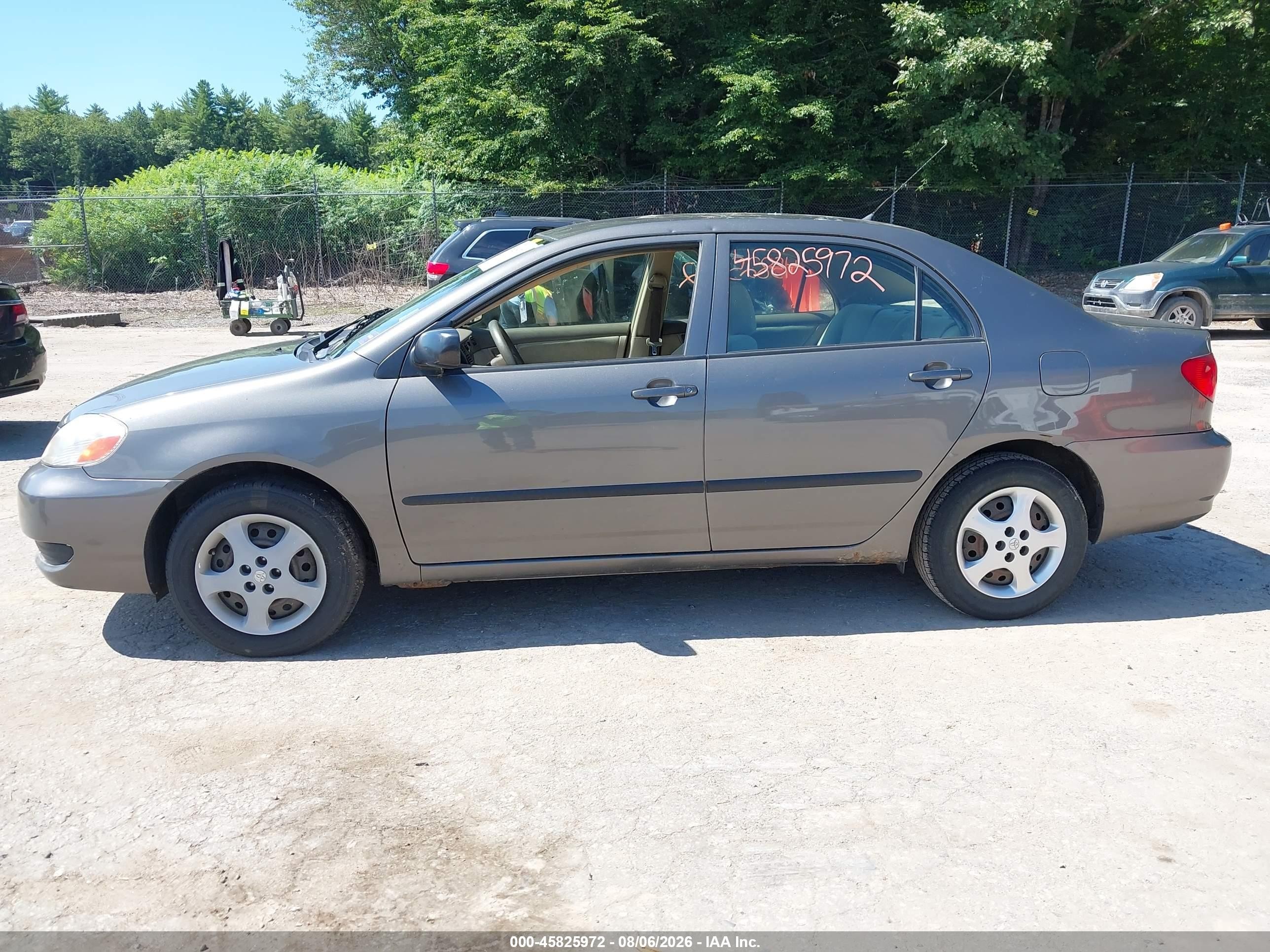 2008 Toyota Corolla Ce Серый vin: 2T1BR32E28C891306