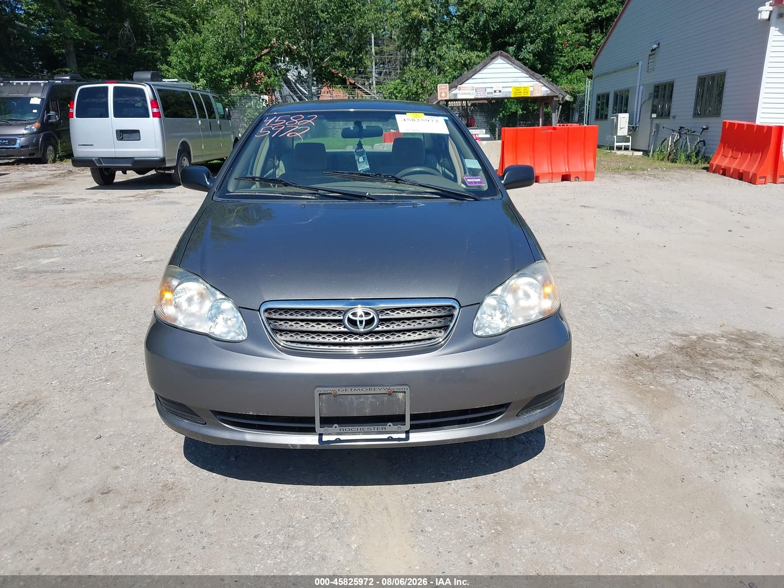 2008 Toyota Corolla Ce Серый vin: 2T1BR32E28C891306