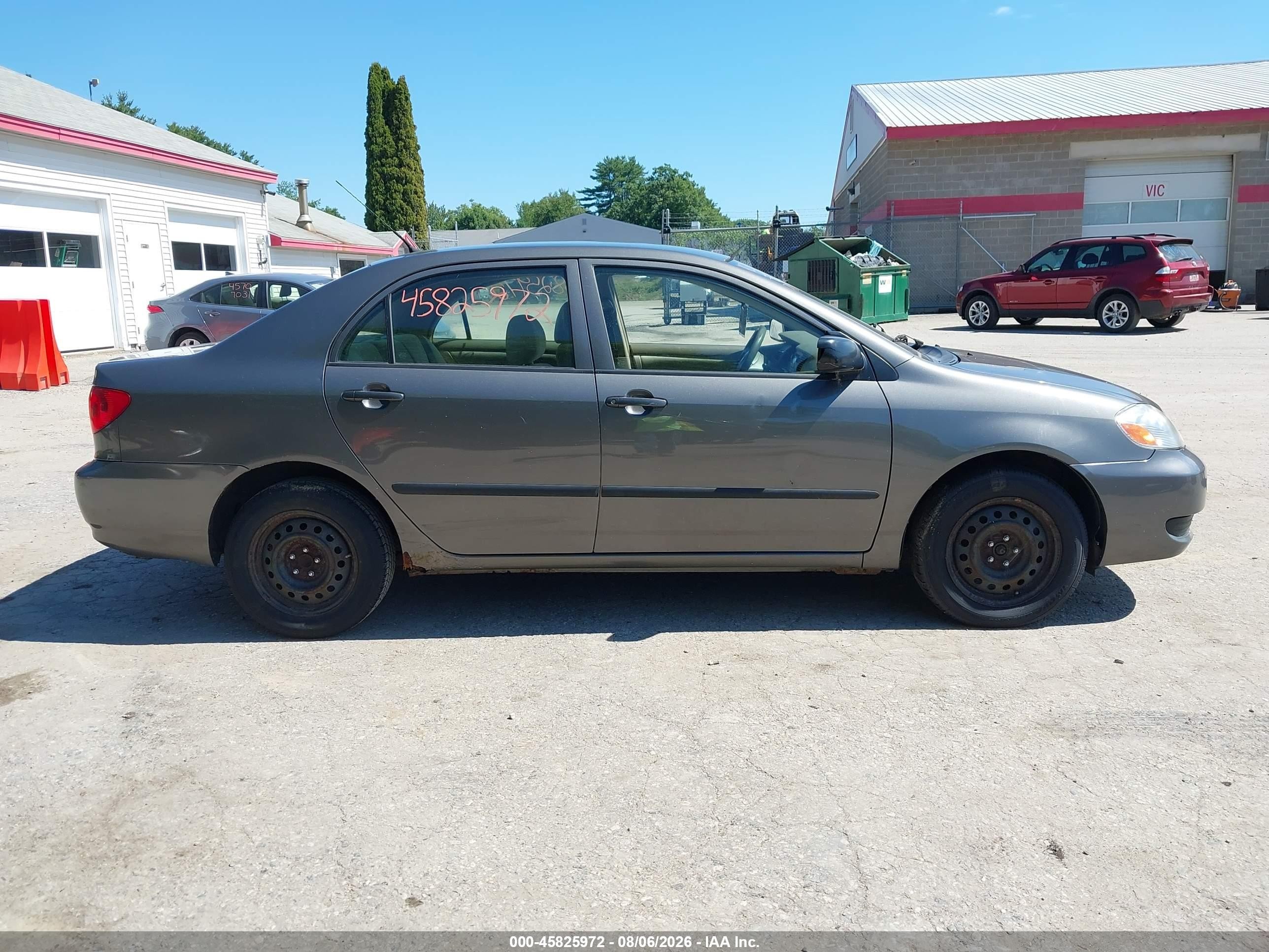 2008 Toyota Corolla Ce Серый vin: 2T1BR32E28C891306