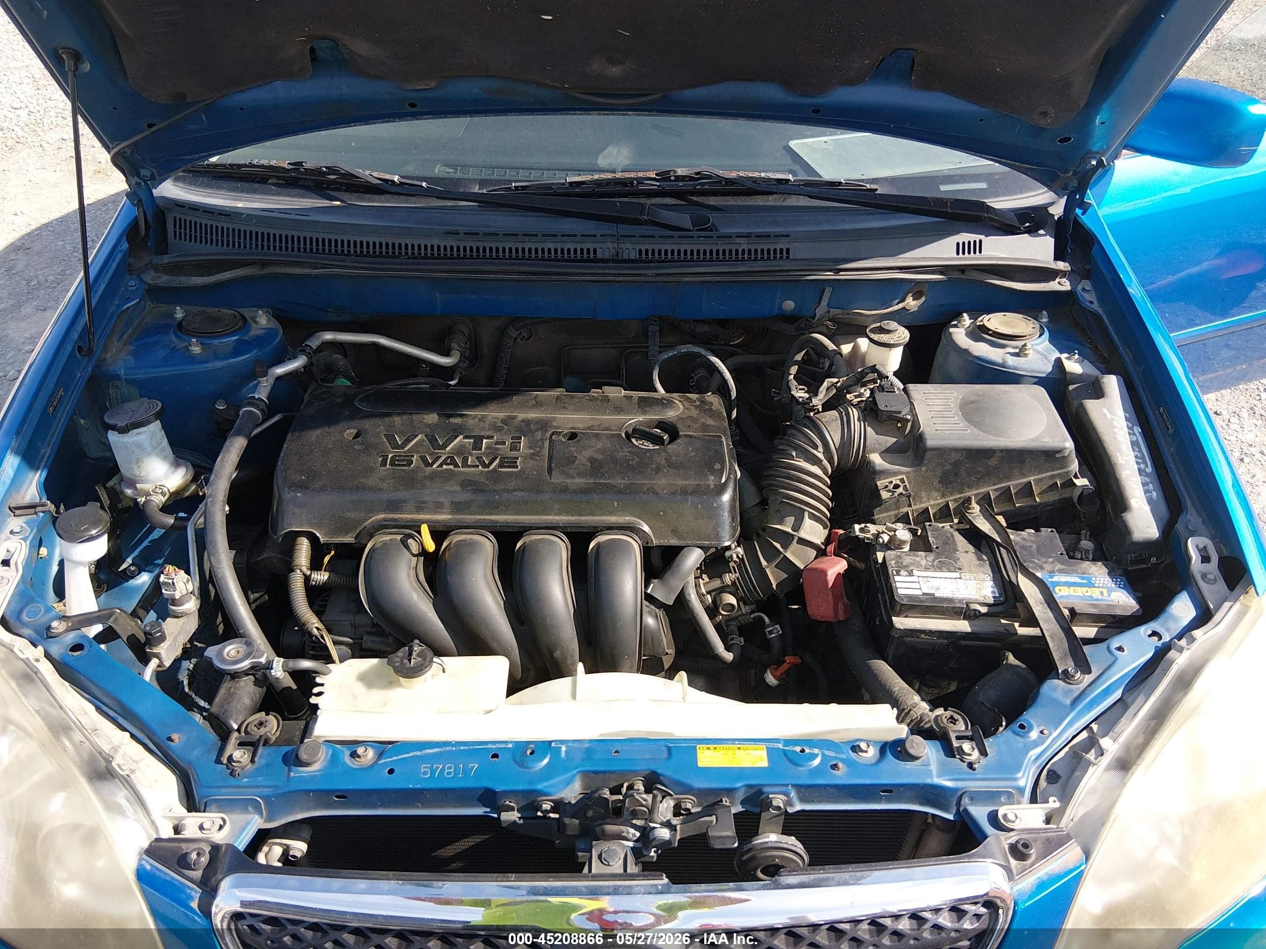 2008 Toyota Corolla S Blue vin: 2T1BR32E28C899020