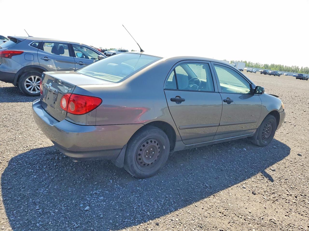 2008 Toyota Corolla Ce Gray vin: 2T1BR32E28C908587