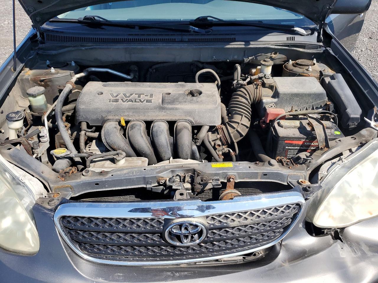2008 Toyota Corolla Ce Gray vin: 2T1BR32E28C908587